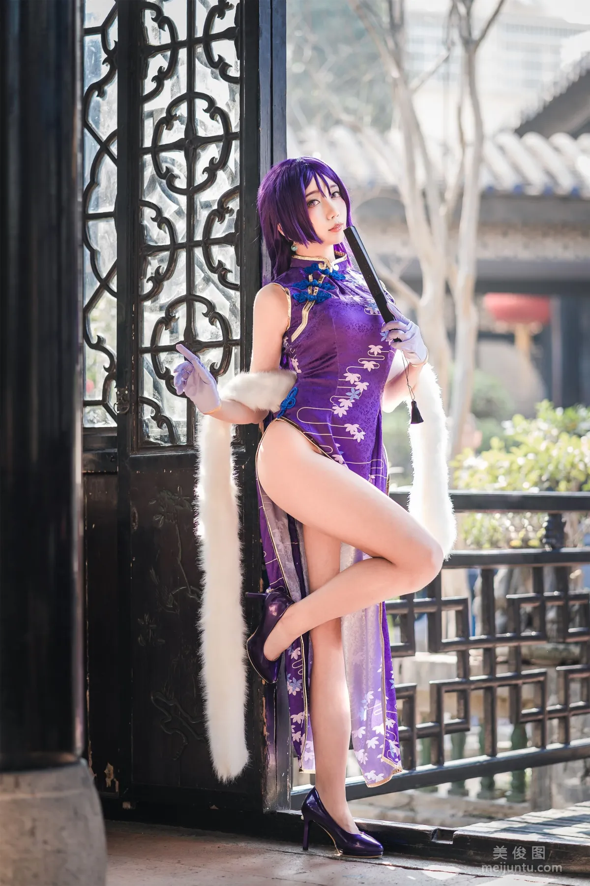 [COS福利] 萌娘迷失人形QUQ 《源賴光》 寫真集 7