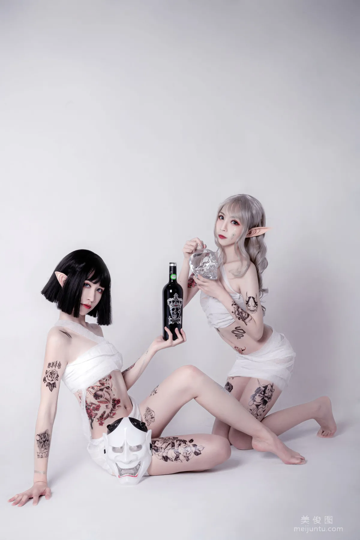 [COS福利] 動漫博主阮邑_Fairy 《綁帶和武士》 寫真集 2