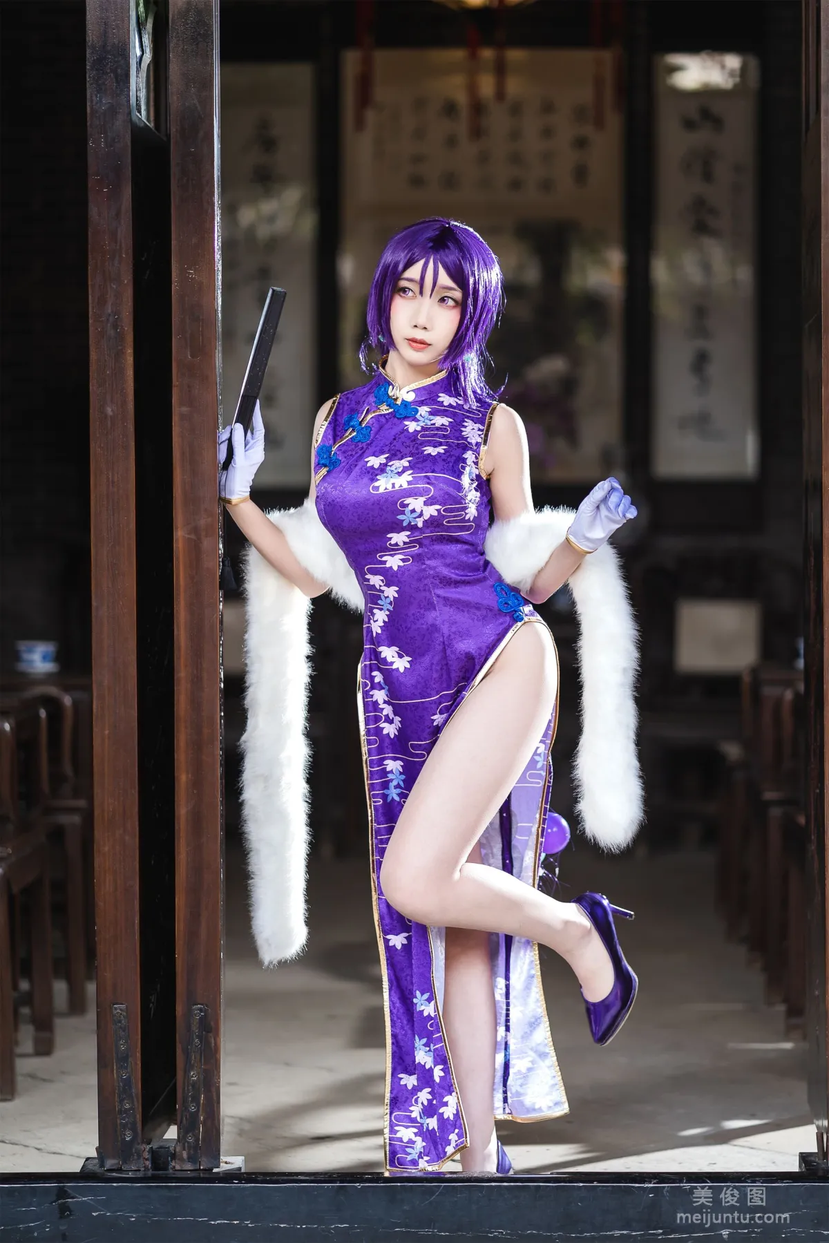 [COS福利] 萌娘迷失人形QUQ 《源賴光》 寫真集 8
