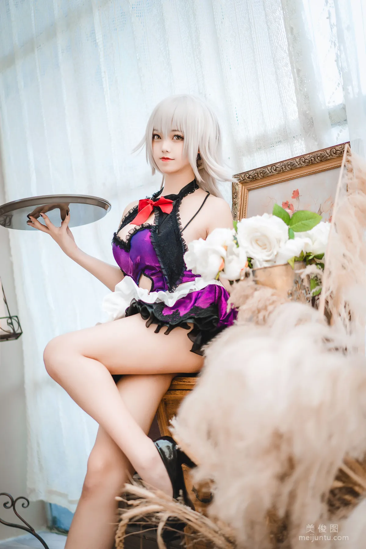 萌系小姐姐蜜汁貓裘 《貞德女仆》寫真集 25