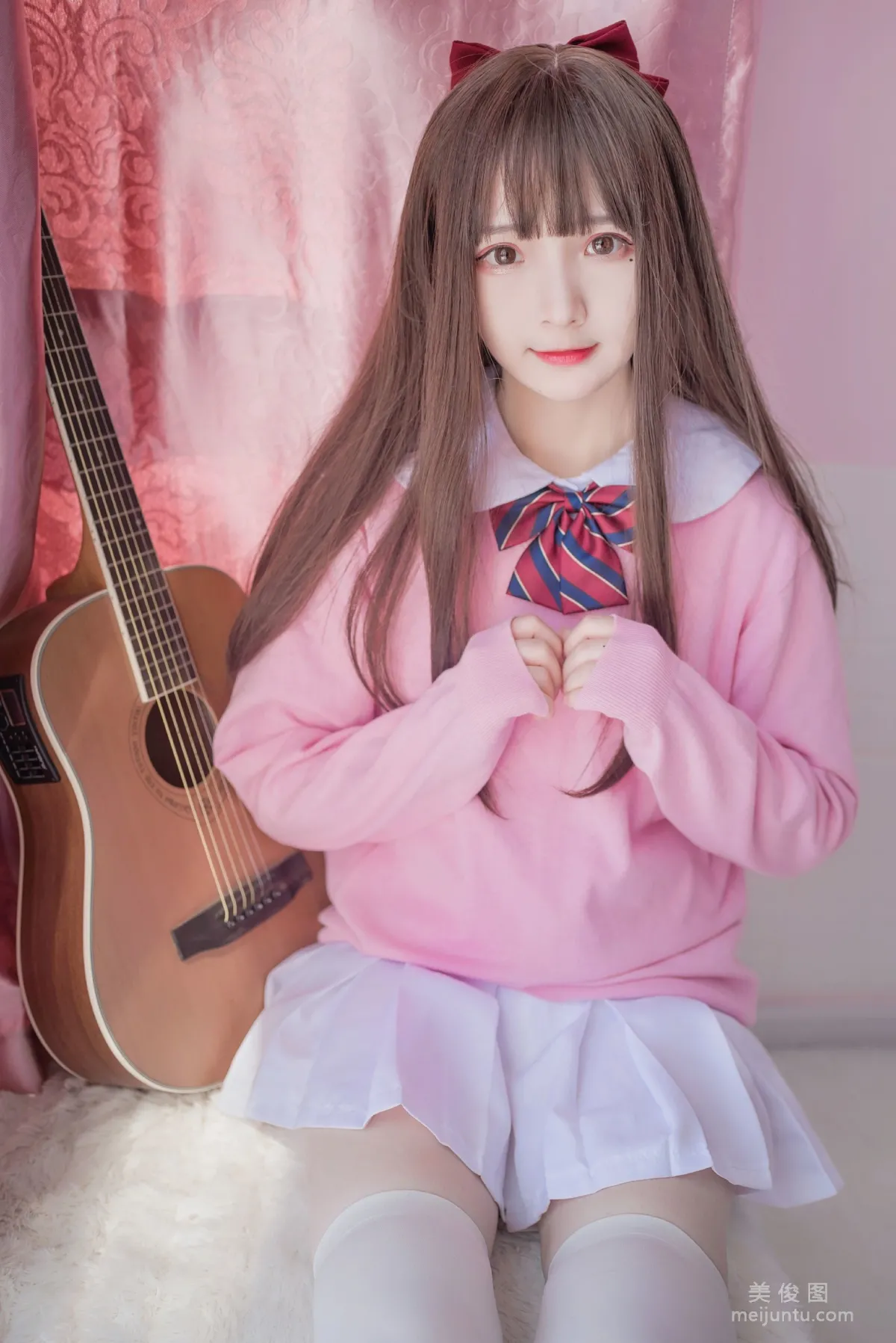 二次元美女古川kagura 《粉色JK》 寫真集 14