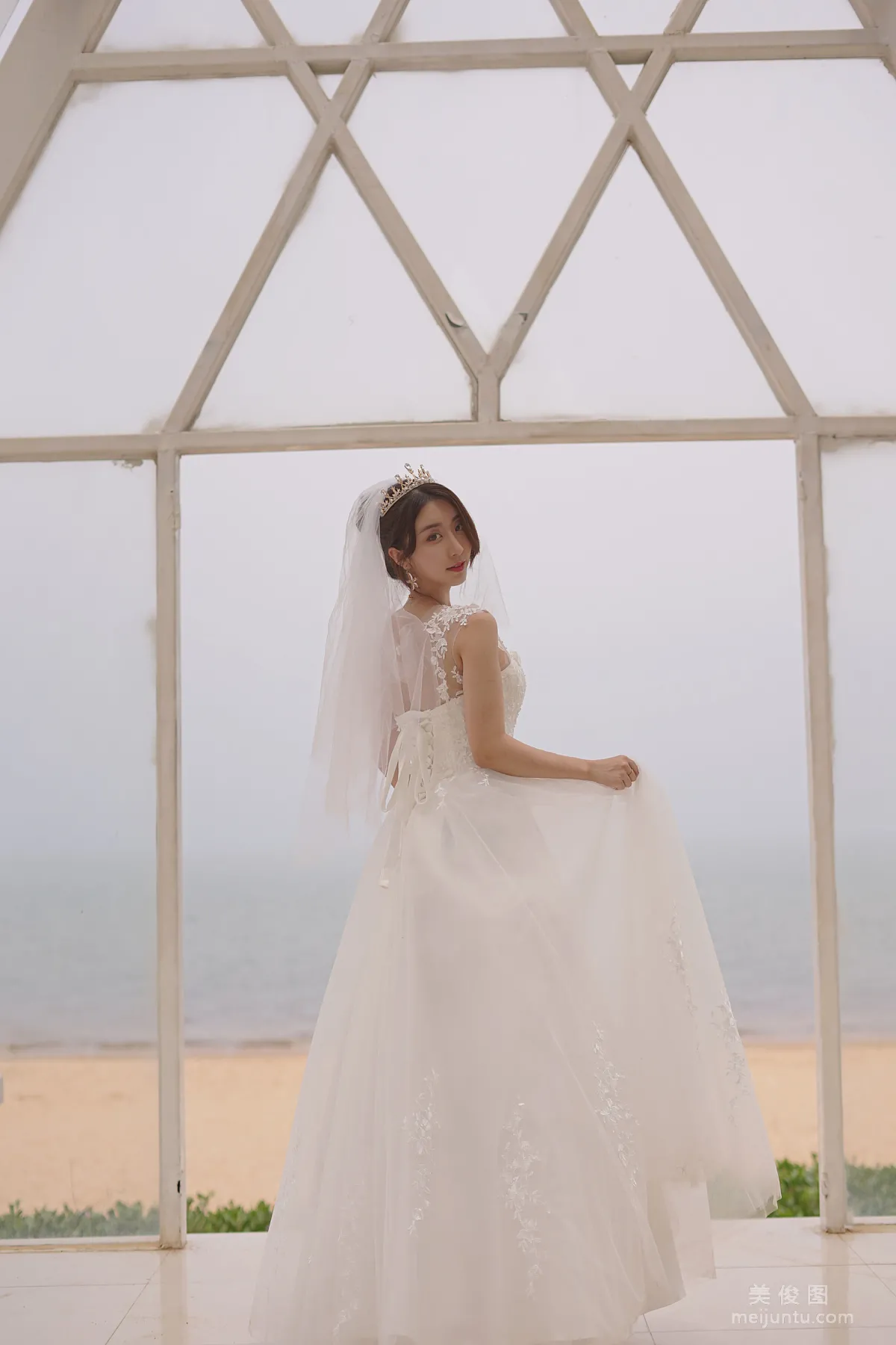 [COS福利] Coser黑川 《海島之旅 婚紗》 寫真集 9