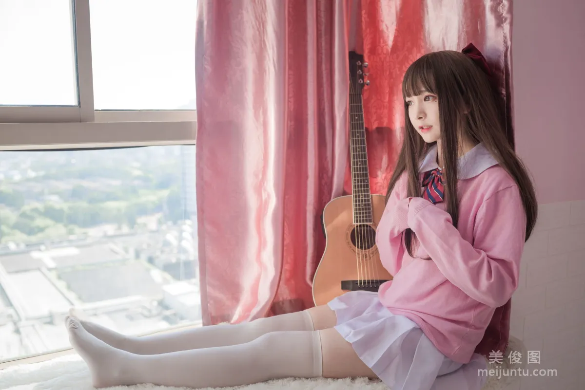 二次元美女古川kagura 《粉色JK》 寫真集 3