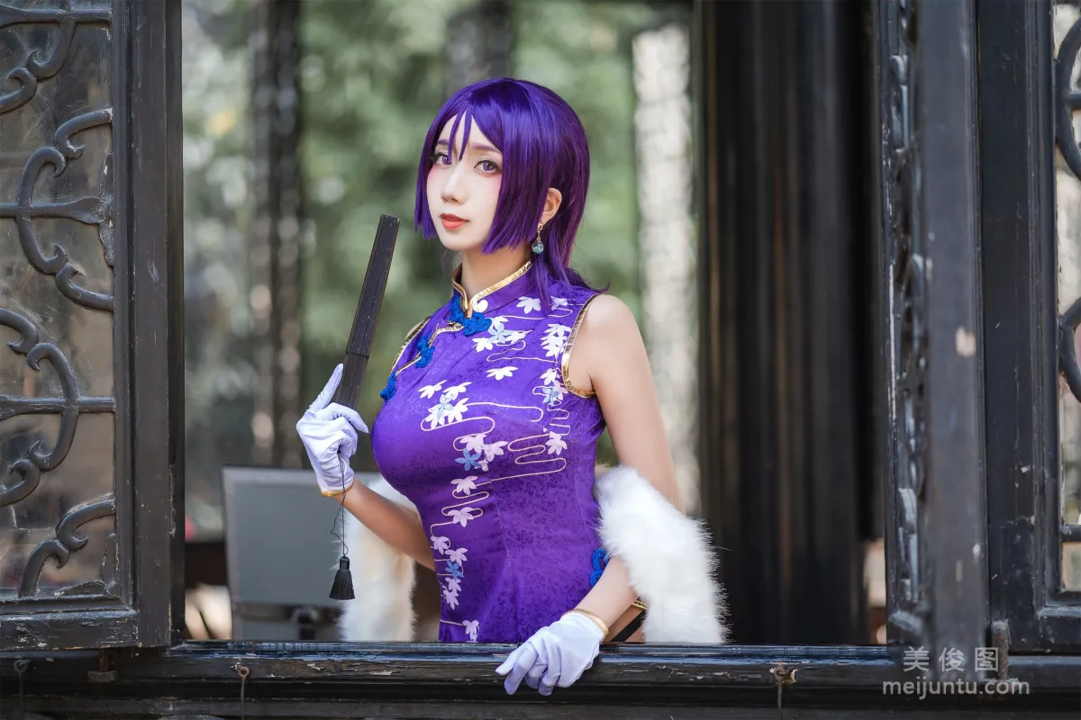 [COS福利] 萌娘迷失人形QUQ 《源賴光》 寫真集 4