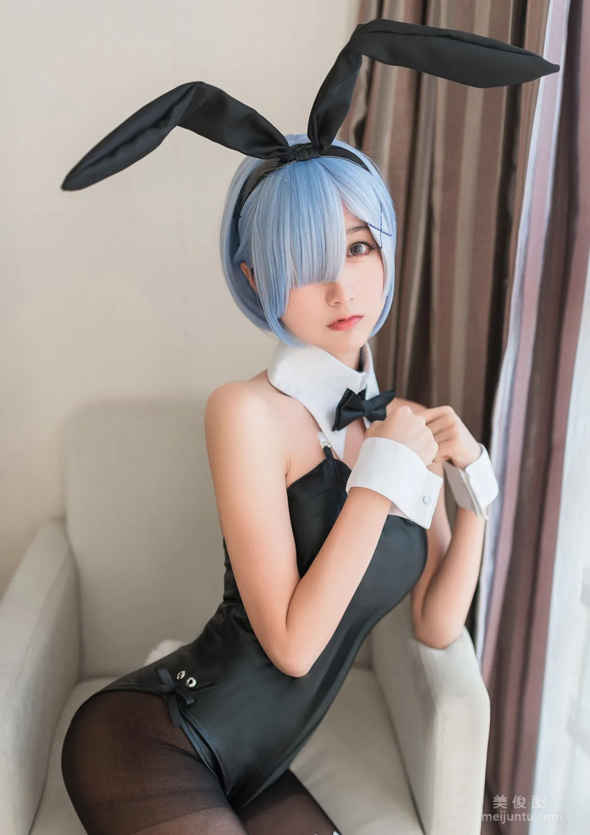 萌系小姐姐木綿綿OwO 《蕾姆兔女郎》 寫真集 51