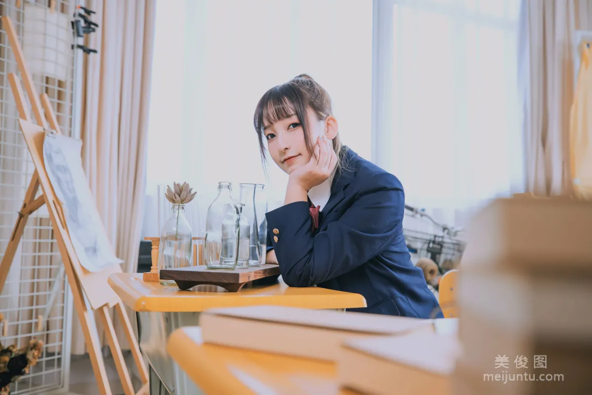 [COS福利] 蘿莉神楽闆真冬《數之歌》 百合教室 寫真集 20