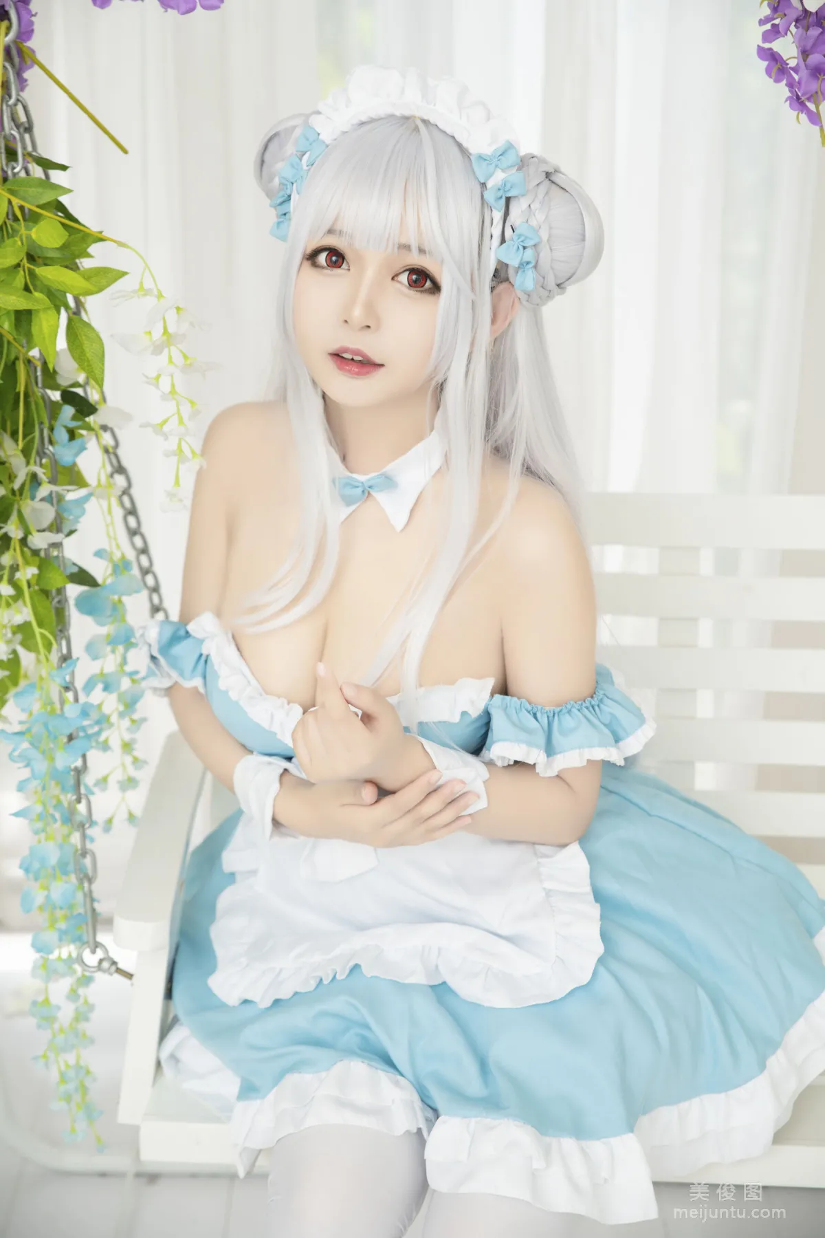 大眼萌妹黑貓貓OvO 《小天鵝》 寫真集 1