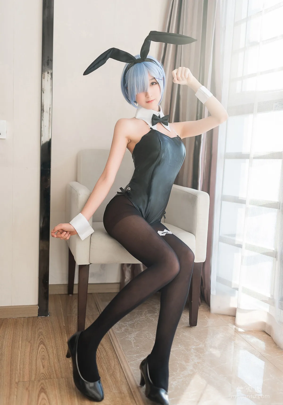 萌系小姐姐木綿綿OwO 《蕾姆兔女郎》 寫真集 50