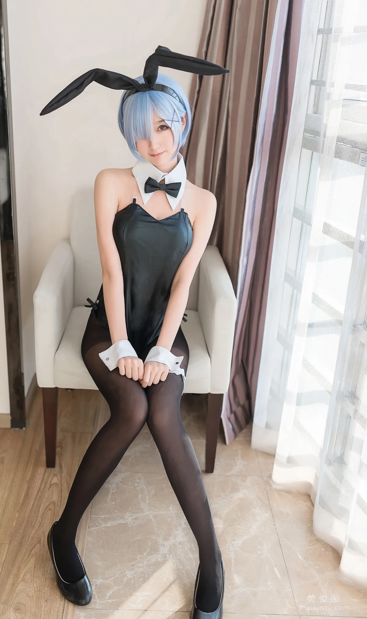 萌系小姐姐木綿綿OwO 《蕾姆兔女郎》 寫真集 57