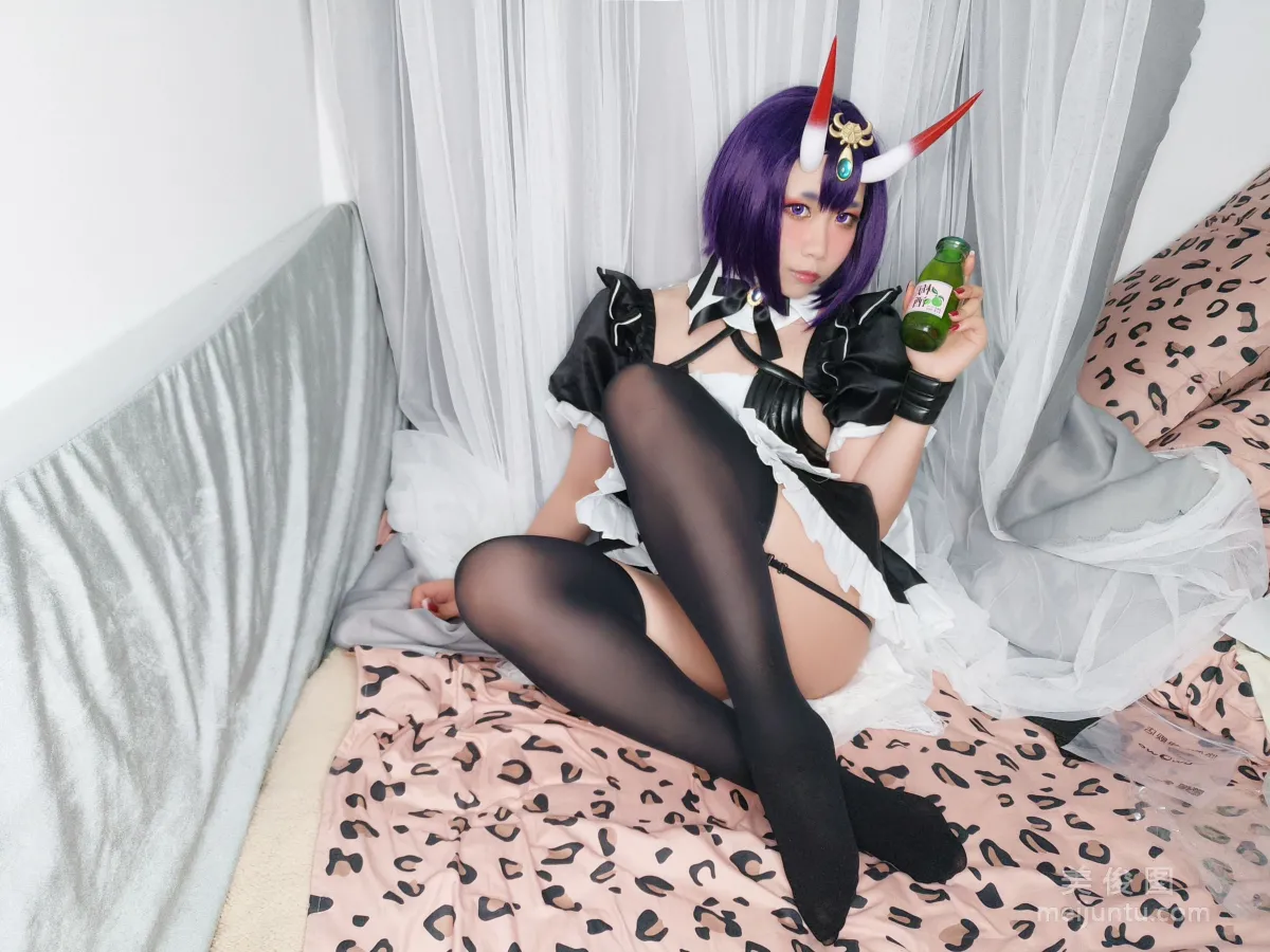 [COS福利] 動漫博主貞子蜜桃oo 《酒吞童子 女仆》 寫真集 21