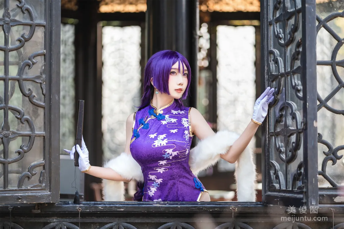 [COS福利] 萌娘迷失人形QUQ 《源賴光》 寫真集 2