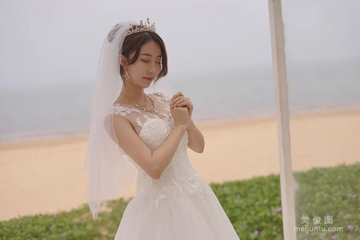[COS福利] Coser黑川 《海島之旅 婚紗》 寫真集 7