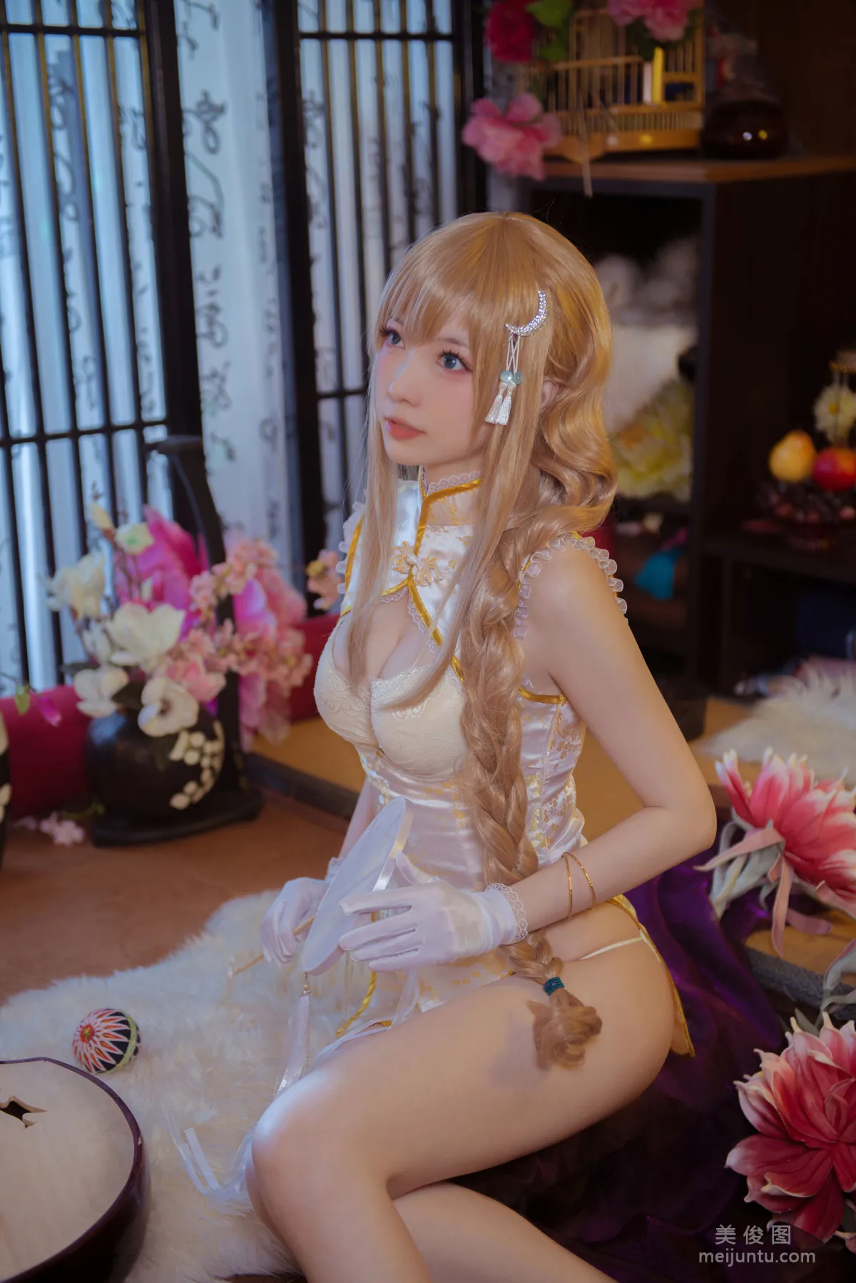 [COS福利] 大胸萌妹妖少you1 《寶钗》 寫真集 6