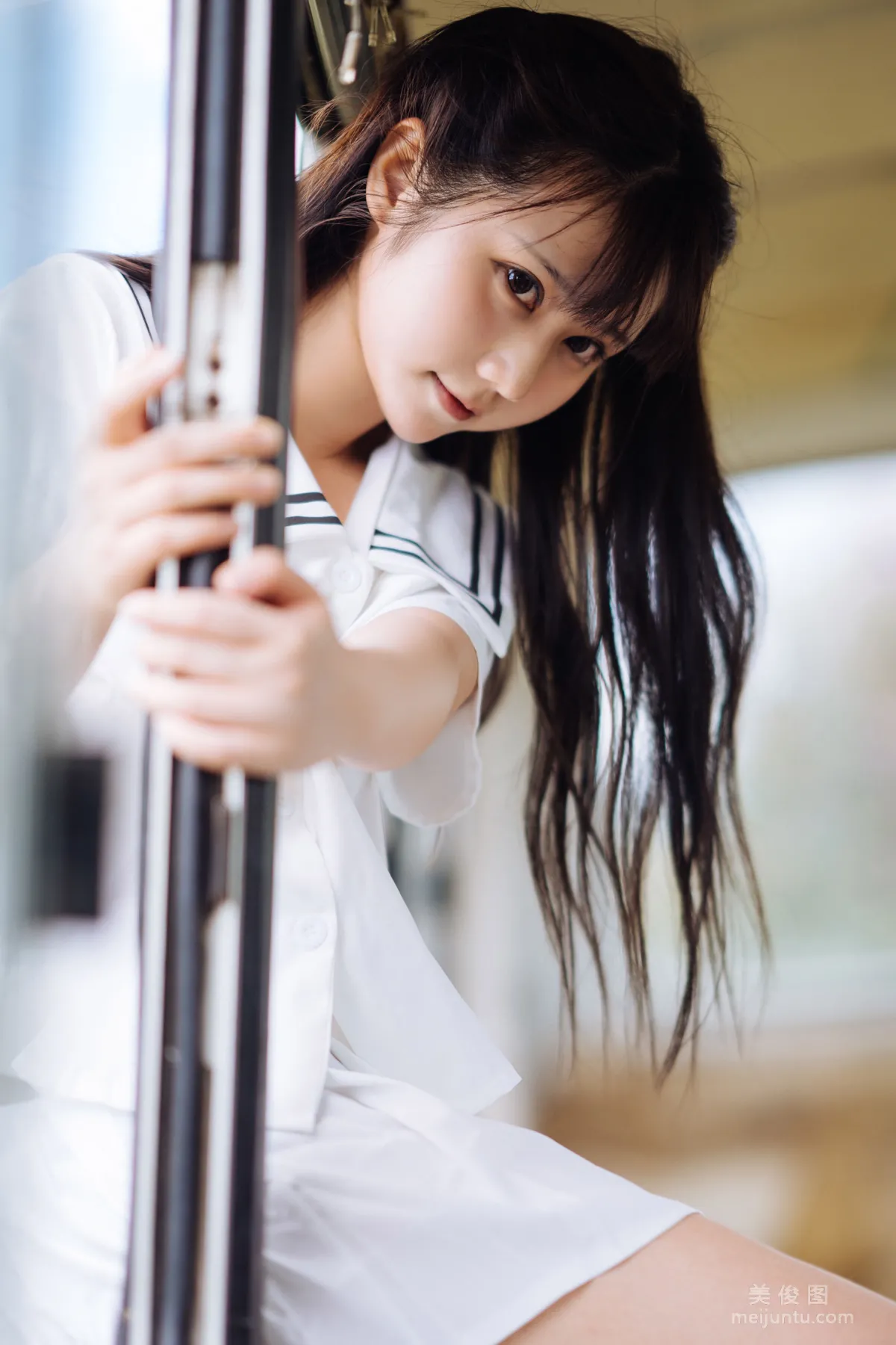 微博福利姬鏡醬 《靜夏之JK少女》 寫真集 5