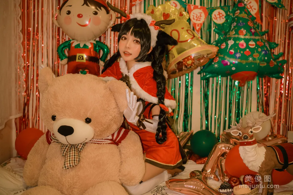 大眼萌妹黑貓貓OvO 《大潮聖誕》 寫真集 15