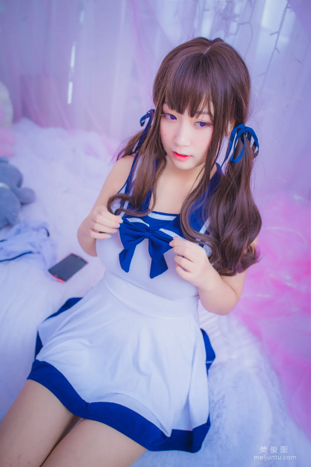 巨乳貓九醬Sakura 《連衣水手服》 寫真集 1