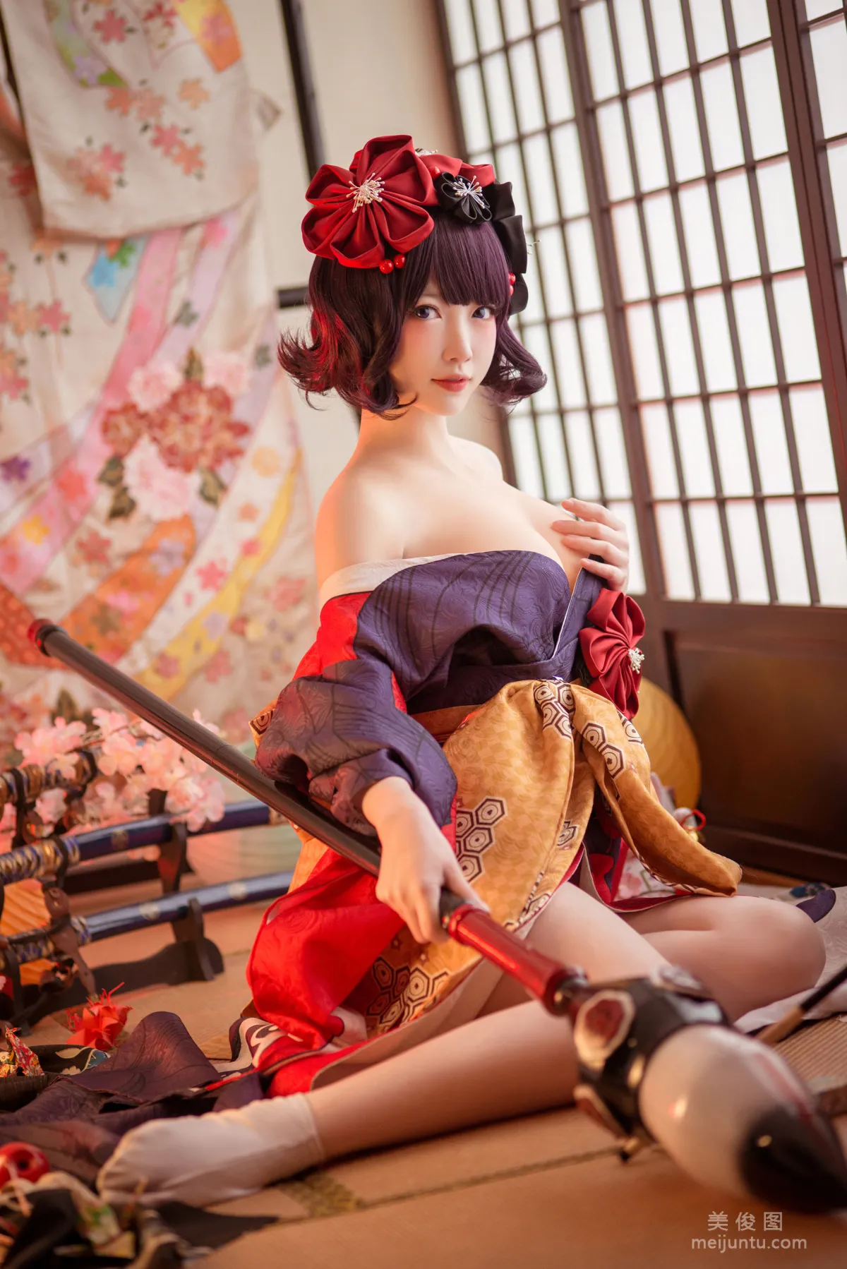 大胸萌妹妖少you1 《葛飾北齋》 寫真集 5