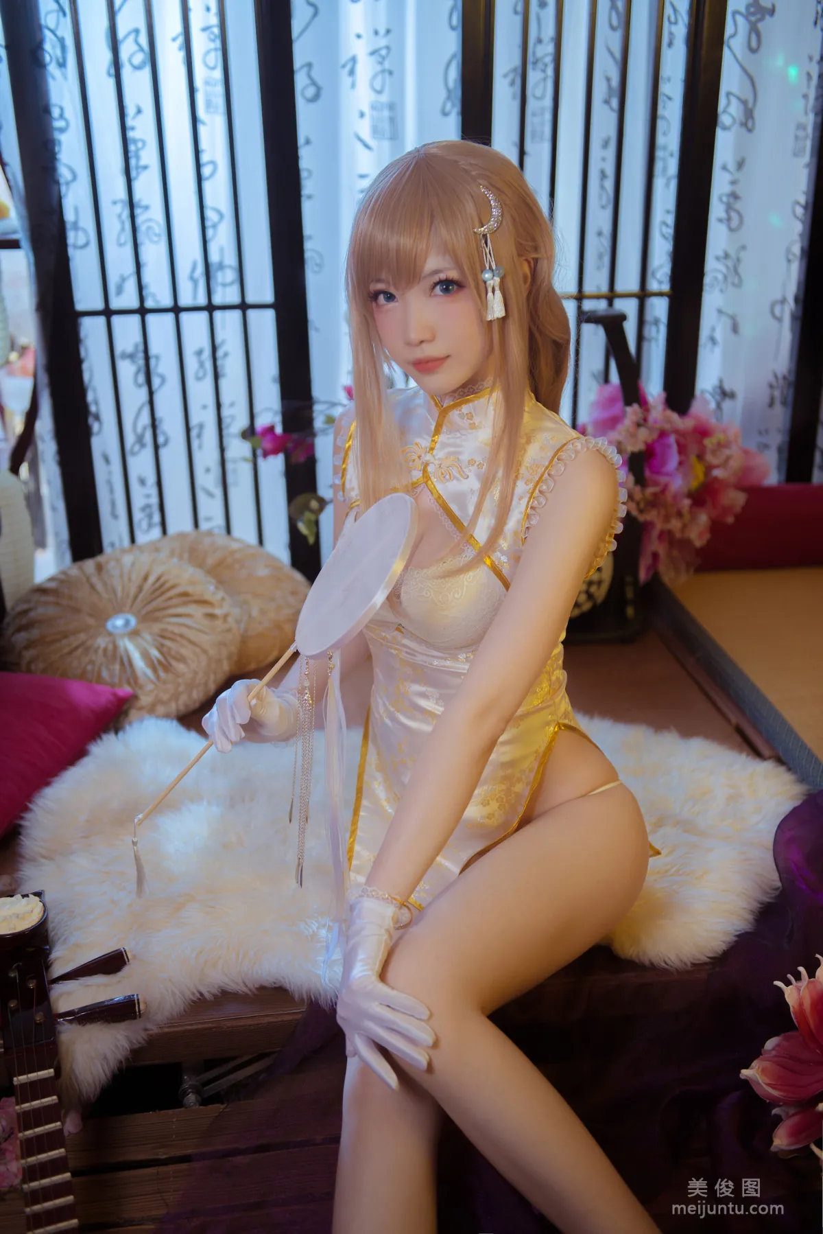 [COS福利] 大胸萌妹妖少you1 《寶钗》 寫真集 3