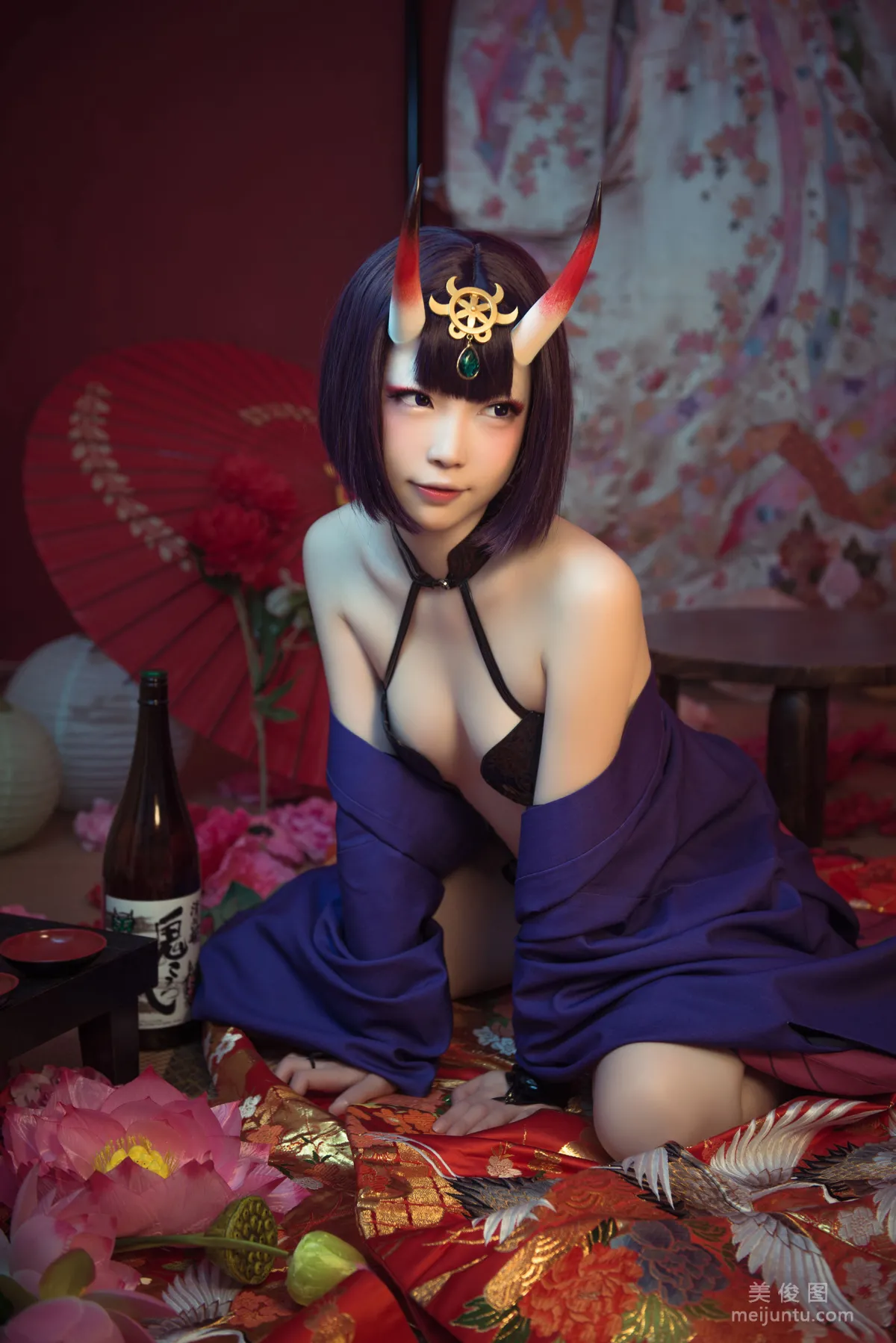 [COS福利] 萌妹妖少you1 《酒吞童子》 寫真集 2