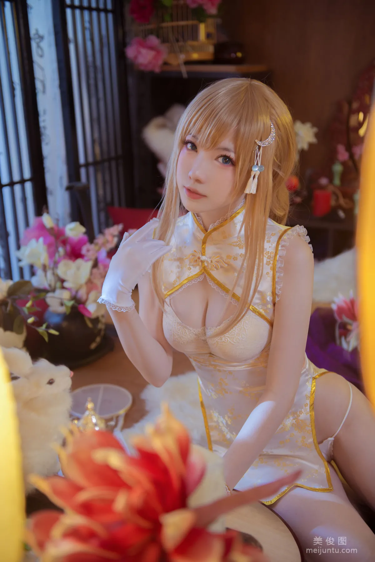 [COS福利] 大胸萌妹妖少you1 《寶钗》 寫真集 5