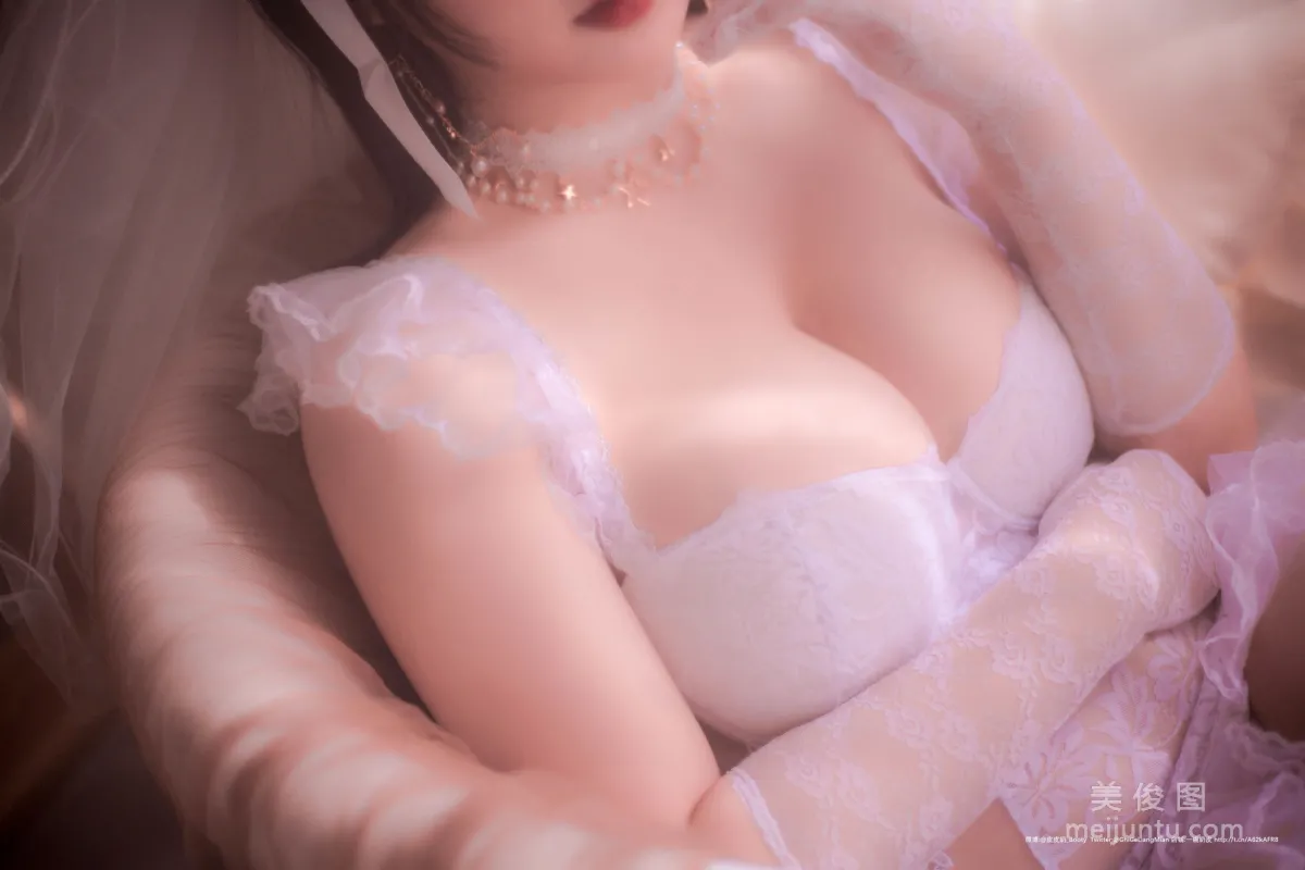 [COS福利] 皮皮奶可可愛了啦 《朦胧婚紗》 寫真集 1
