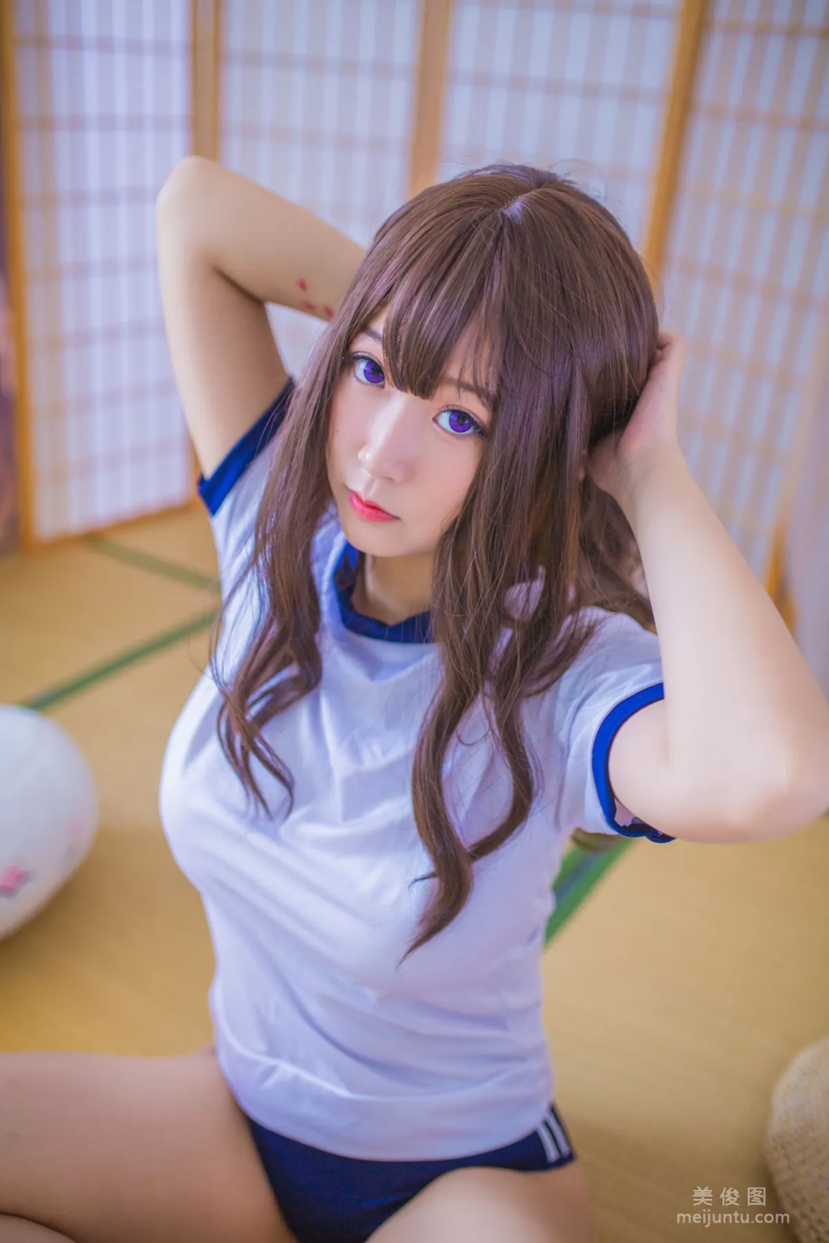 [COS福利] 巨乳貓九醬Sakura 《體操服》 寫真集 11
