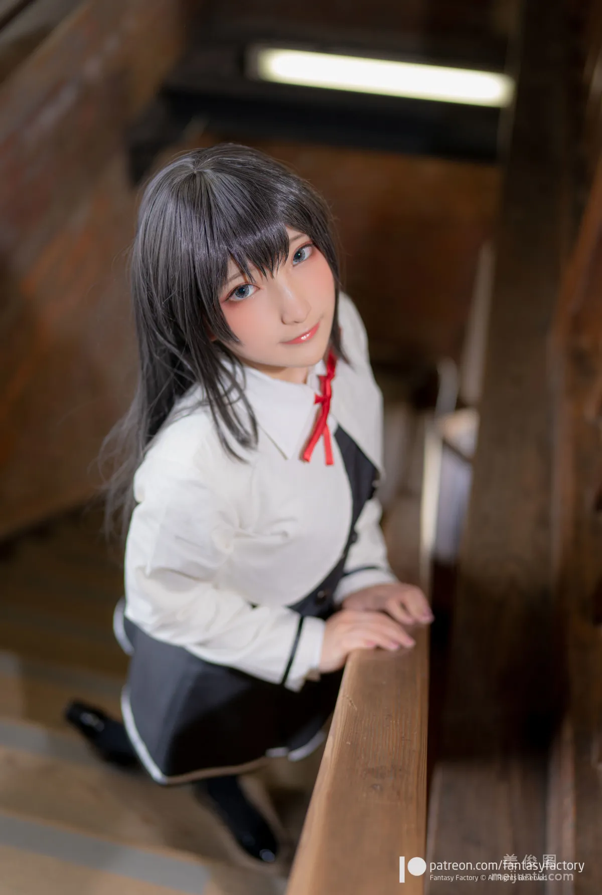 [Fantasy Factory] 小丁Cosplay 2020.01 《黑丝 和服 JK》 写真集1