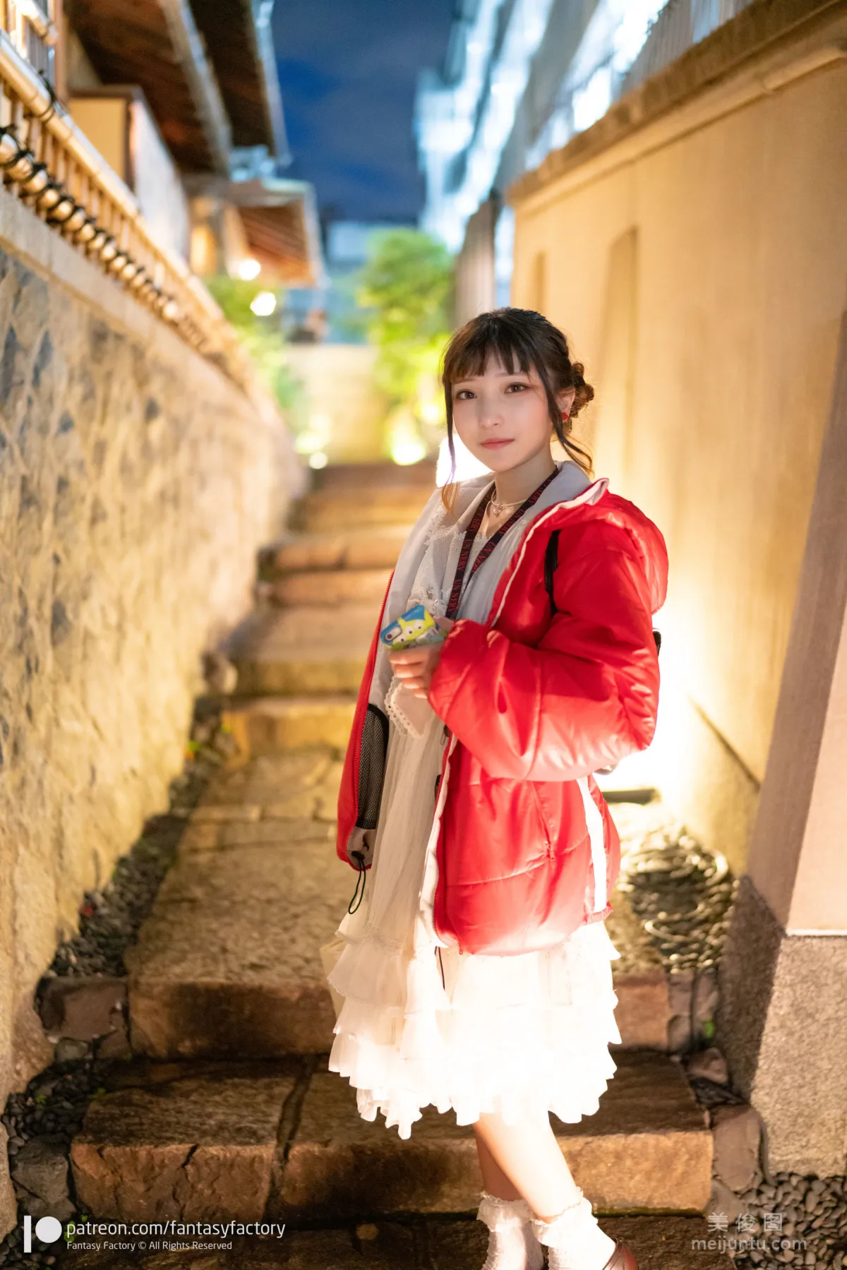 [Fantasy Factory] 小丁Cosplay 2020.01 《黑絲 和服 JK》 寫真集 66
