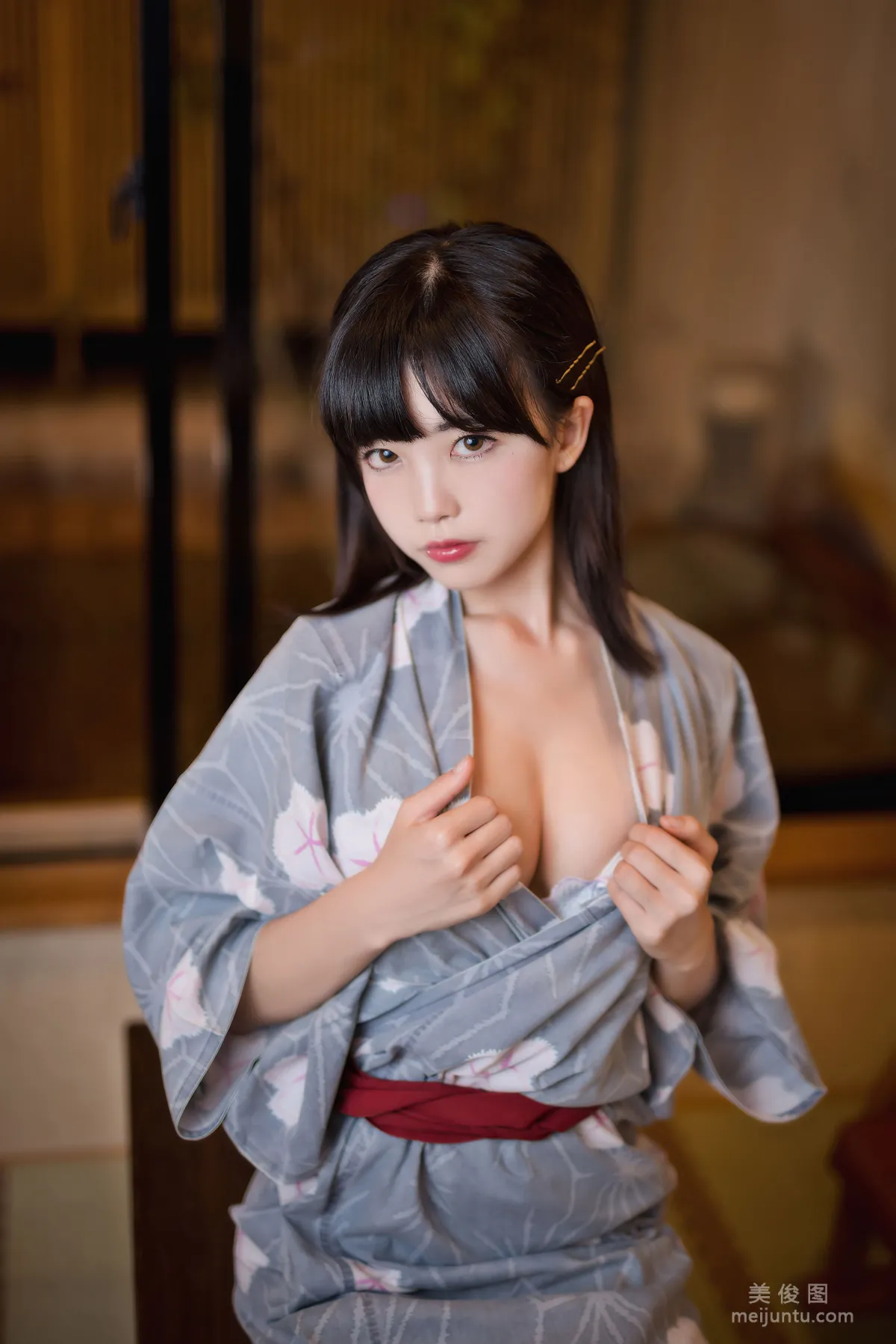 動漫博主水淼aqua 《溫泉和服》 寫真集 7