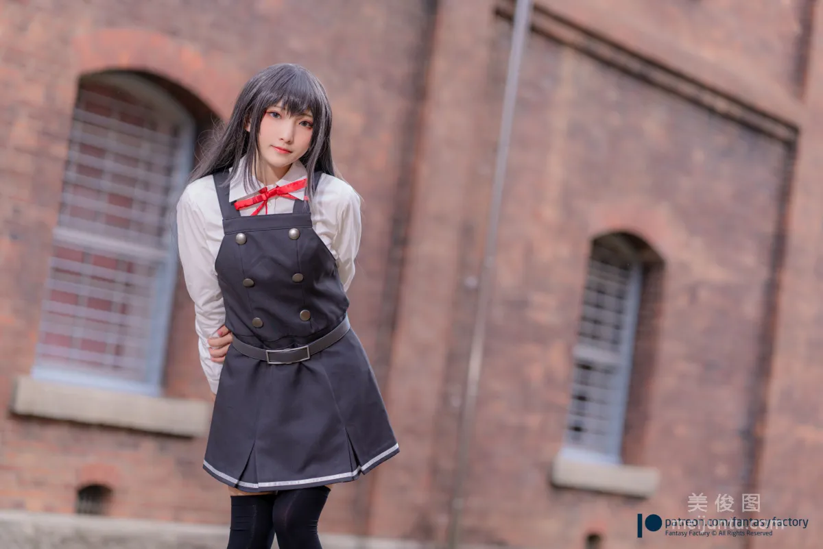[Fantasy Factory] 小丁Cosplay 2020.01 《黑絲 和服 JK》 寫真集 22
