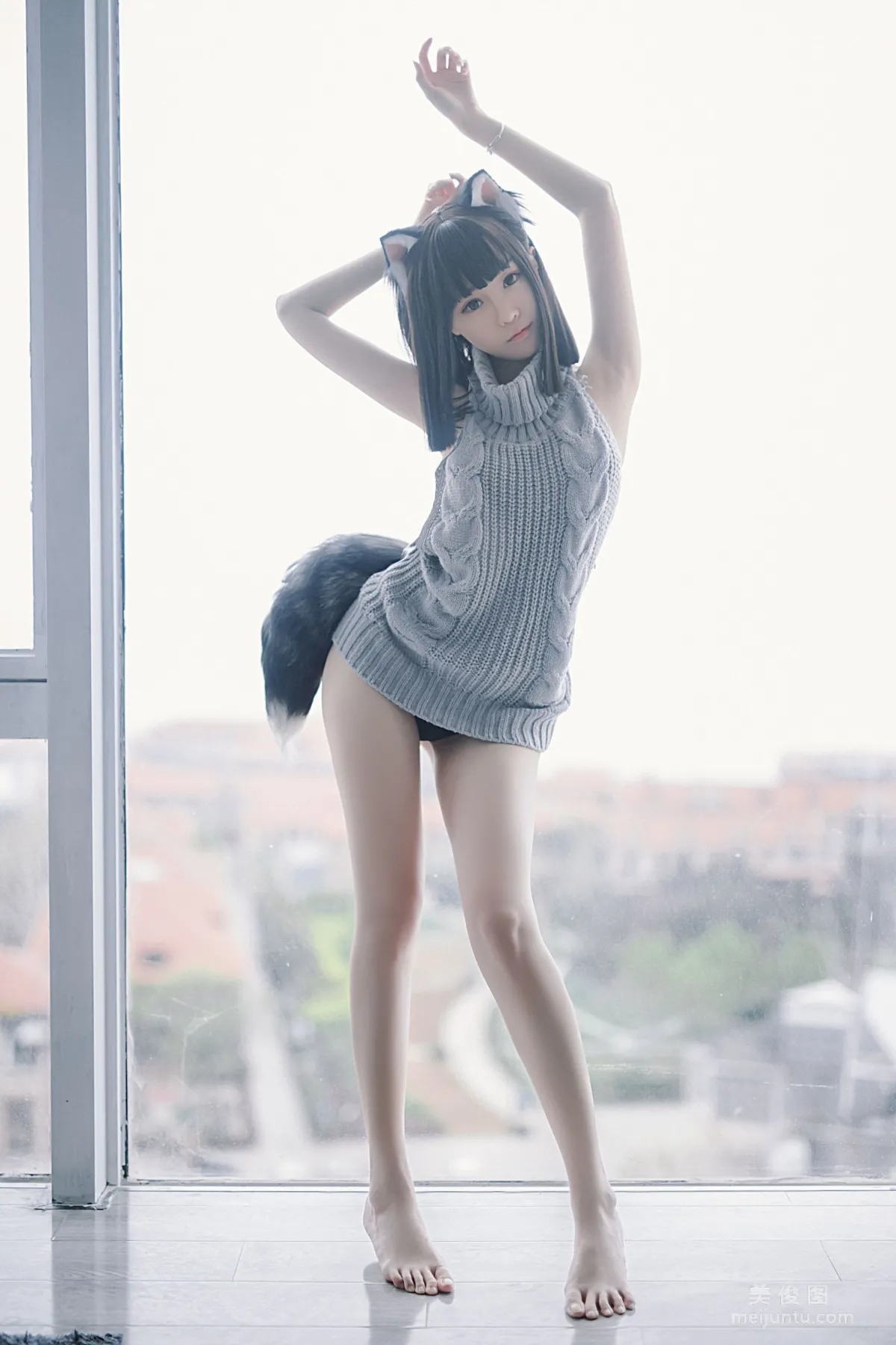[COS福利] 鬥魚主播采妮麼麼 《貓耳朵》 寫真集 19