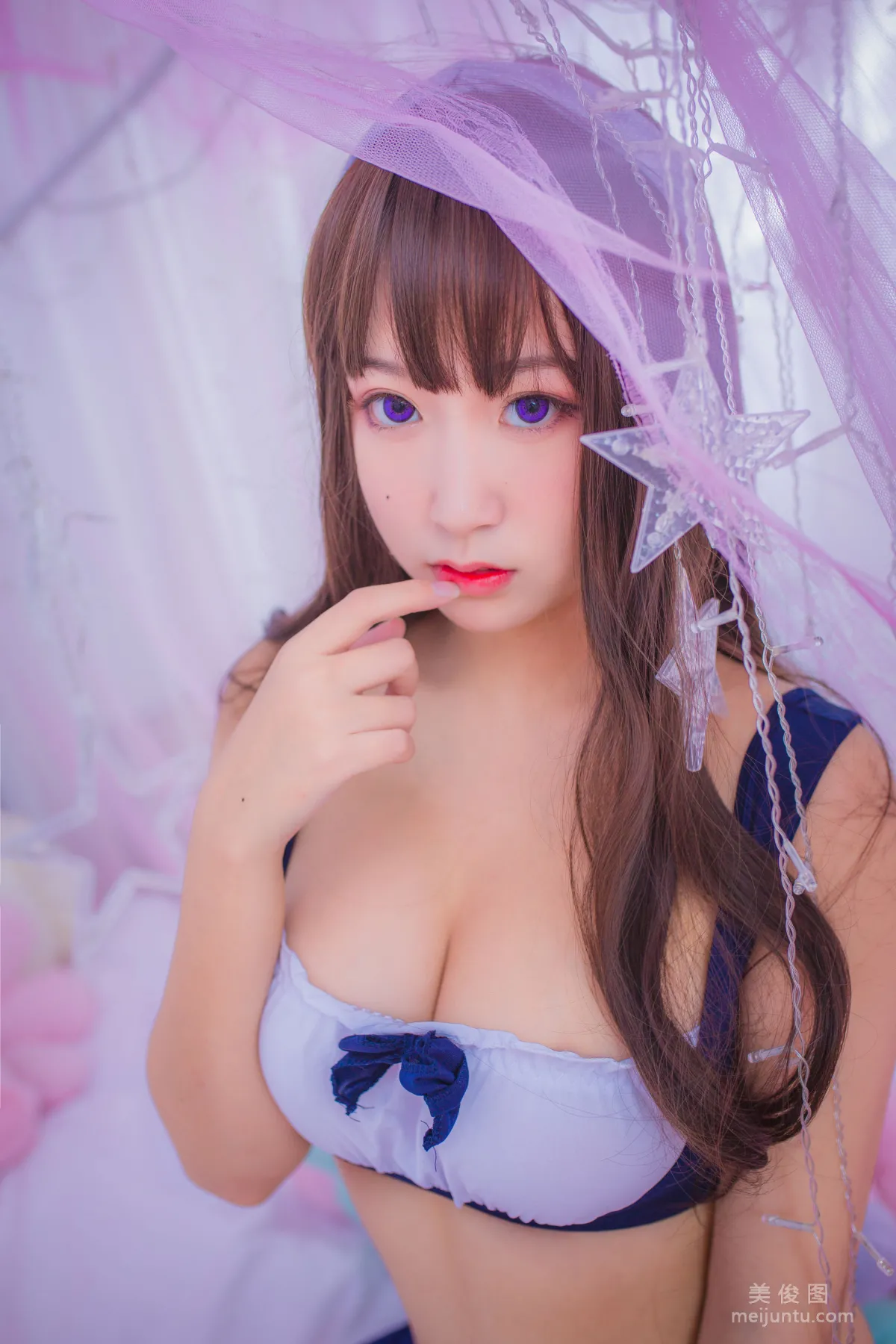 [COS福利] 巨乳猫九酱Sakura 《女仆式死库水》 写真集9