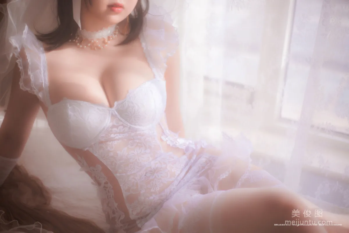[COS福利] 皮皮奶可可愛了啦 《朦胧婚紗》 寫真集 35