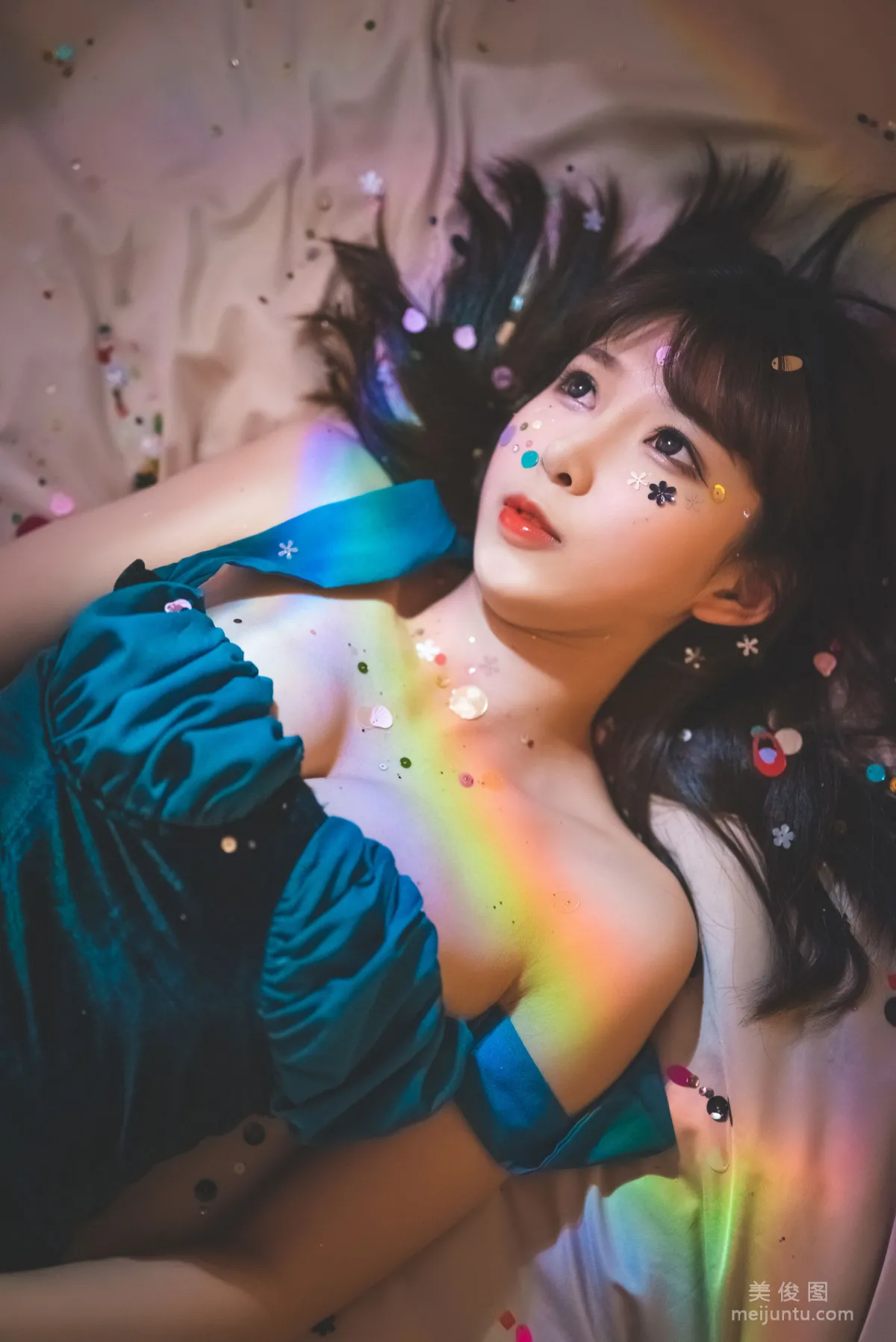 斗鱼主播w黑米粥w 《圣诞》 写真集12