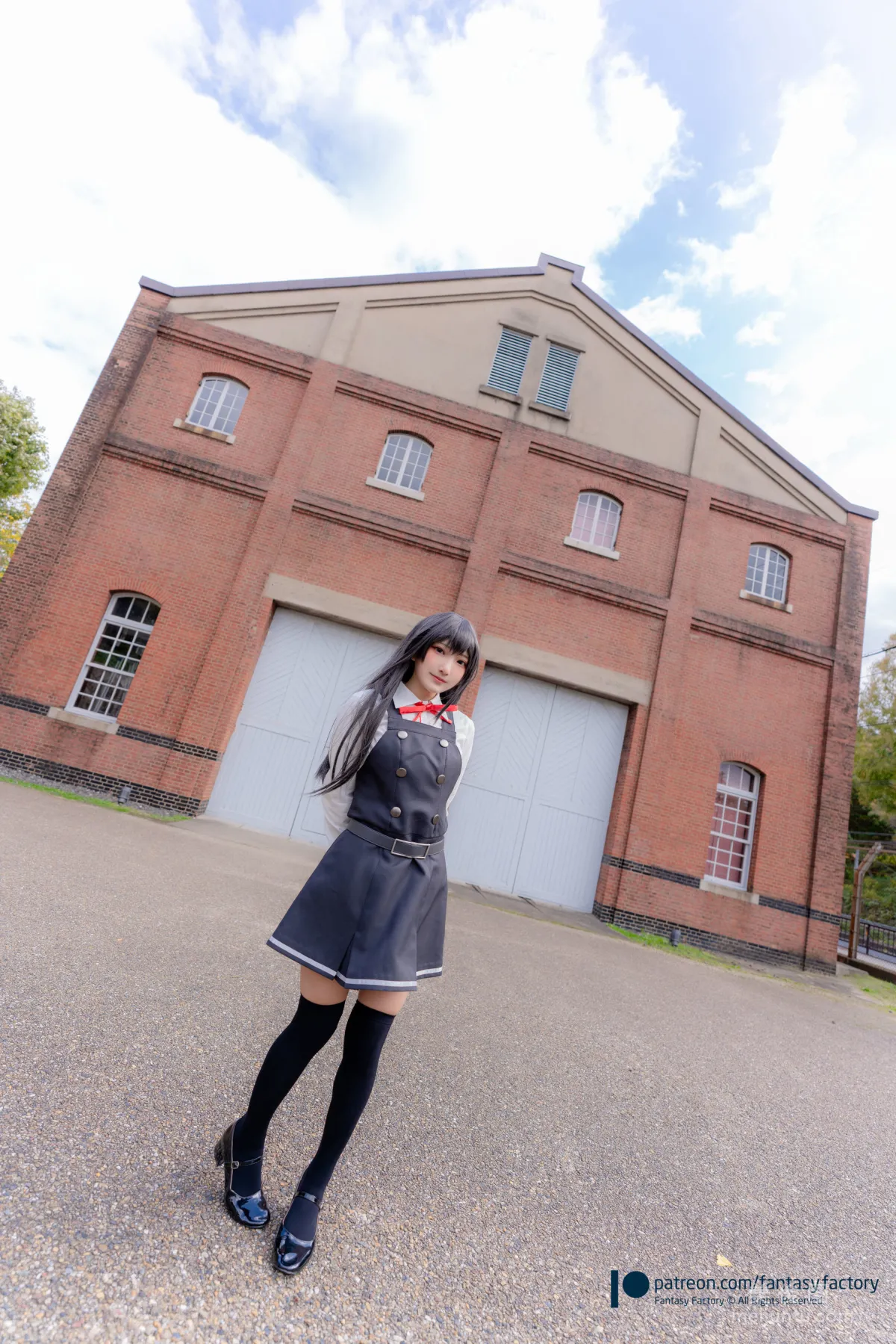 [Fantasy Factory] 小丁Cosplay 2020.01 《黑絲 和服 JK》 寫真集 30