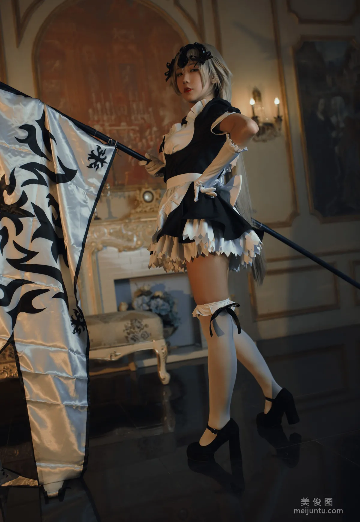 微博萌妹蓝小沂KiKi 《黑贞德女仆》 写真集10