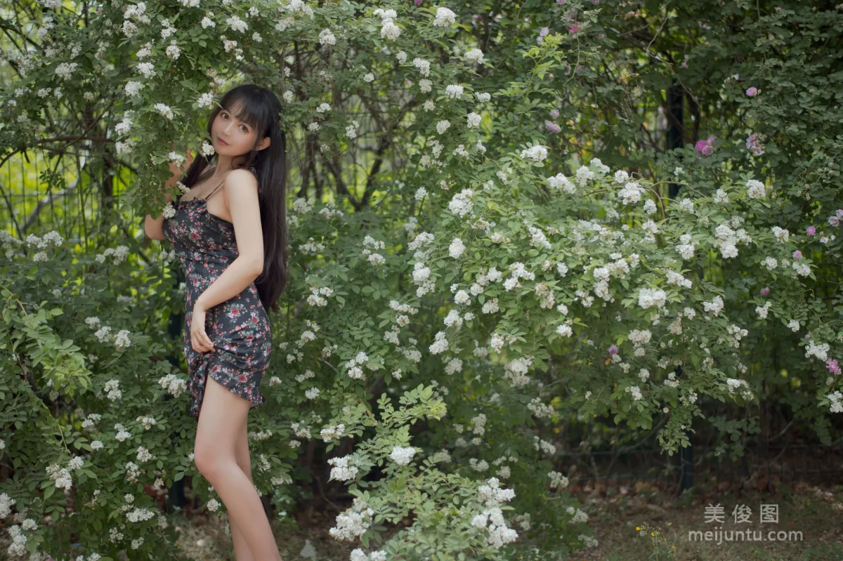 大眼萌妹黑貓貓OvO 《薔薇1》 寫真集 7