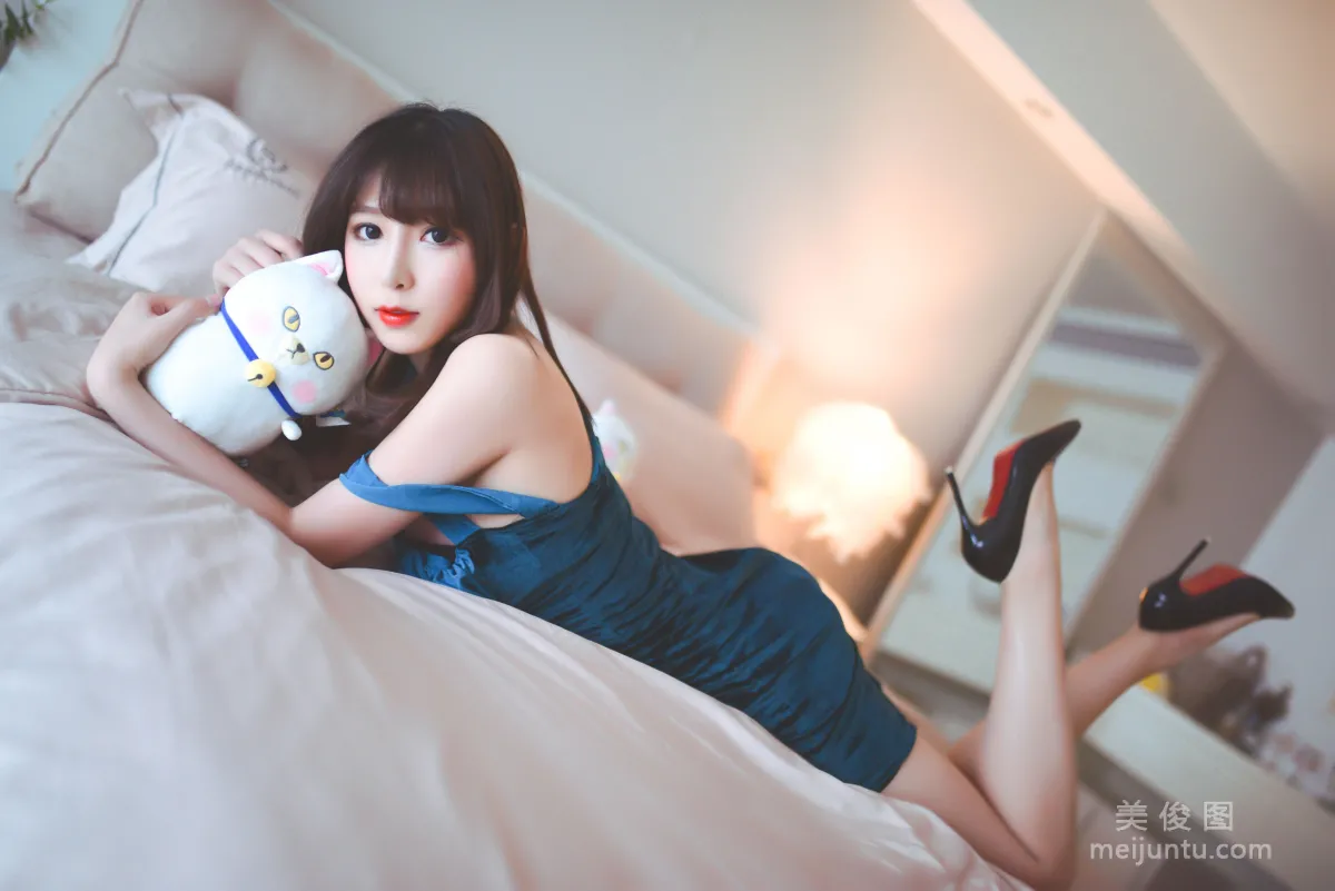 斗鱼主播w黑米粥w 《圣诞》 写真集27