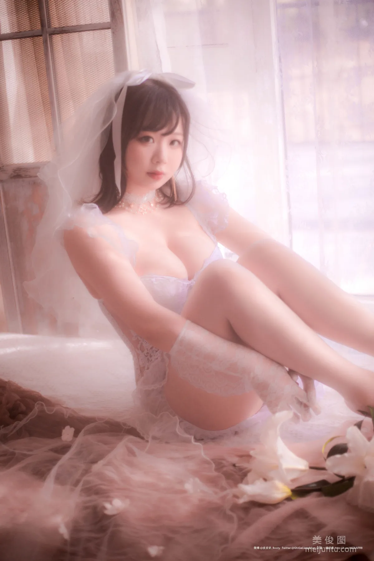 [COS福利] 皮皮奶可可愛了啦 《朦胧婚紗》 寫真集 41