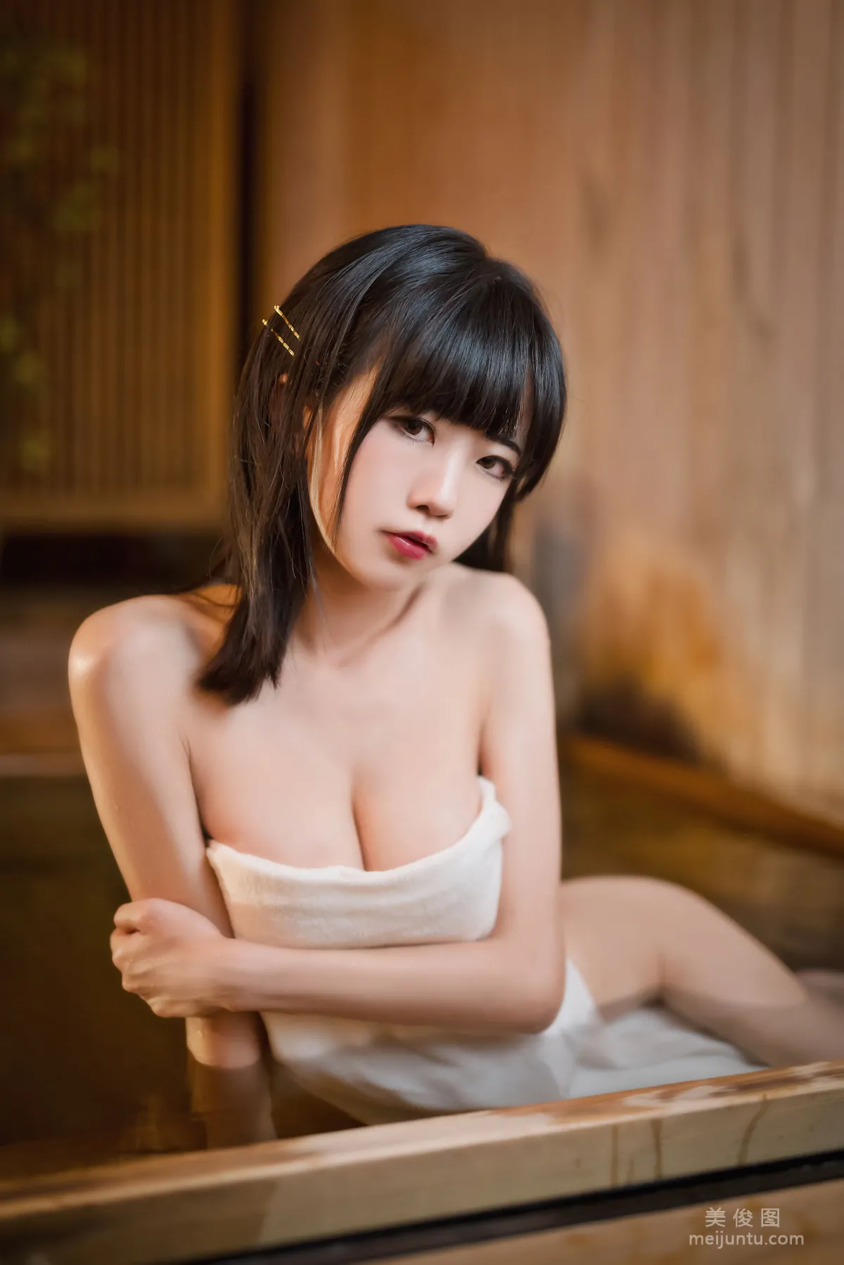 動漫博主水淼aqua 《溫泉和服》 寫真集 15