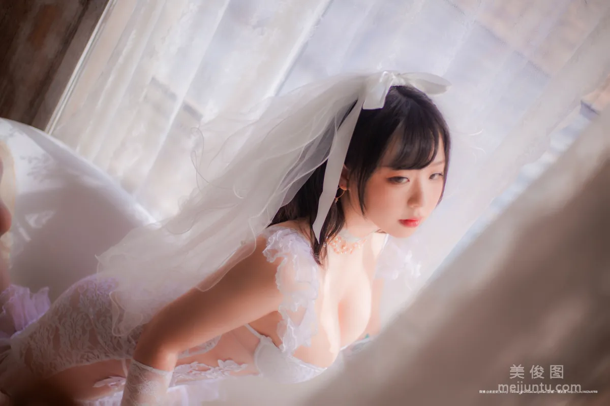 [COS福利] 皮皮奶可可愛了啦 《朦胧婚紗》 寫真集 13