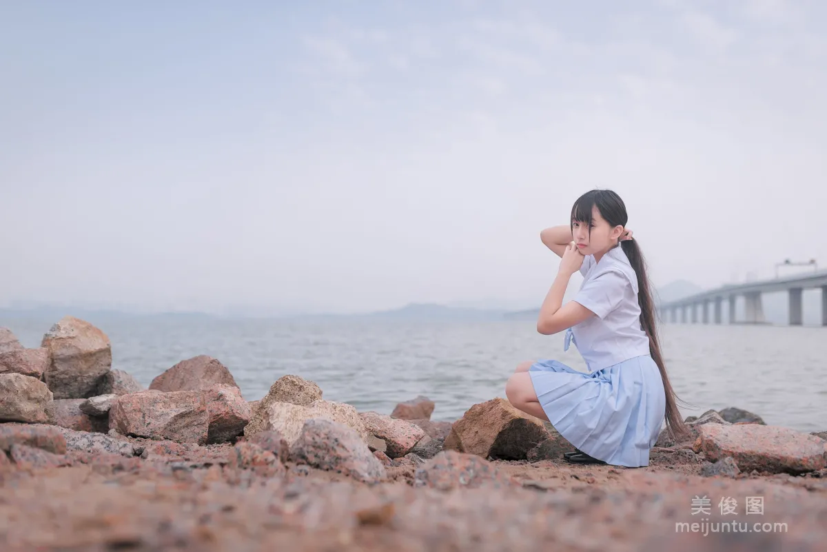 萌妹子伽馬羽落子 《一起去海邊》 寫真集 29