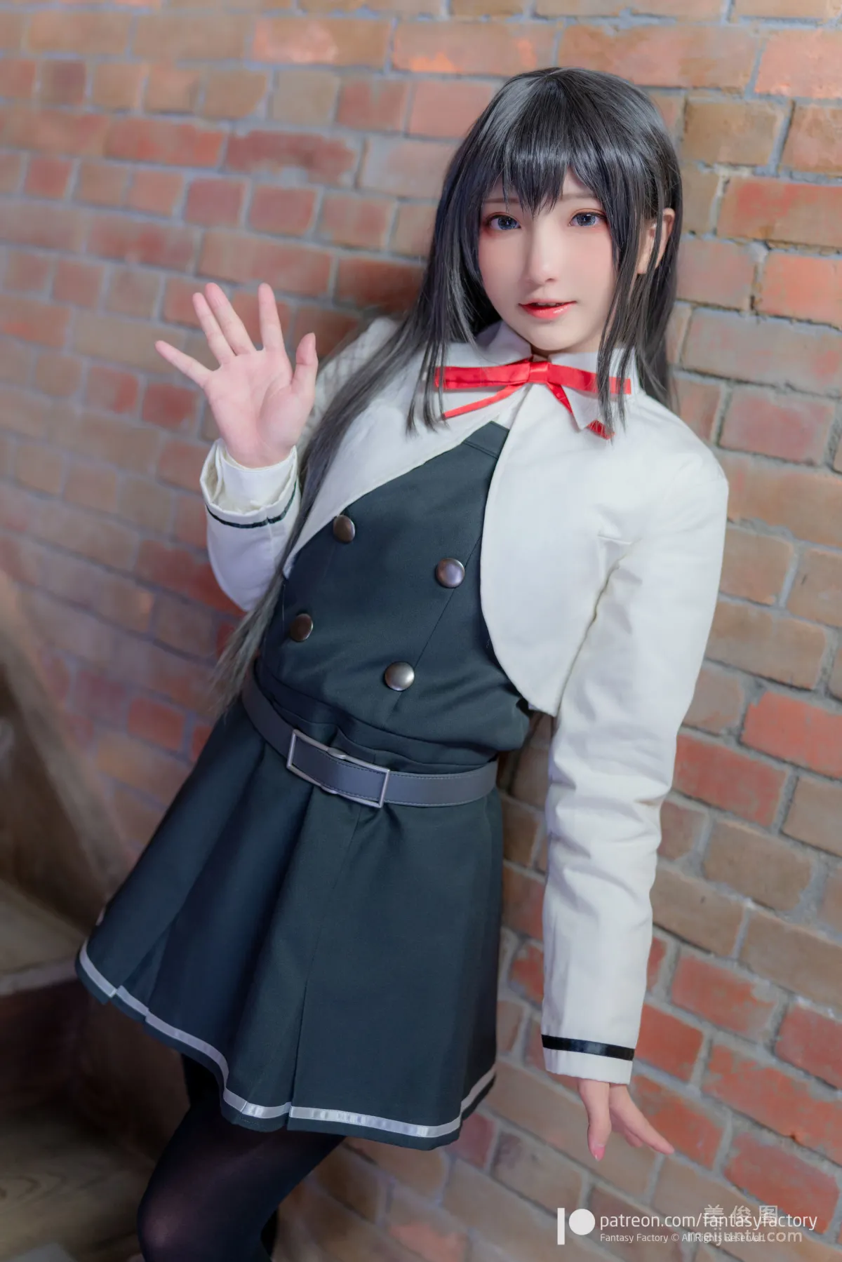 [Fantasy Factory] 小丁Cosplay 2020.01 《黑丝 和服 JK》 写真集5