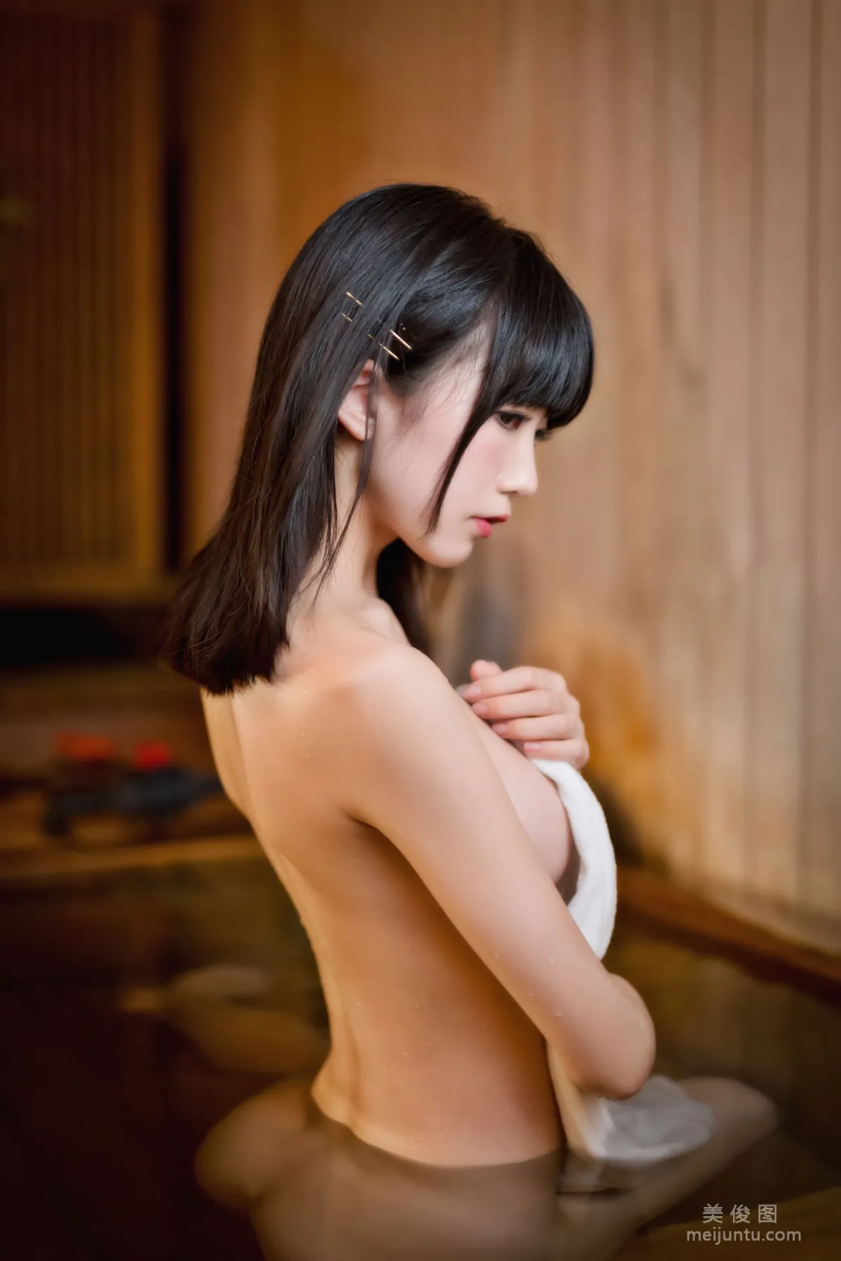動漫博主水淼aqua 《溫泉和服》 寫真集 14