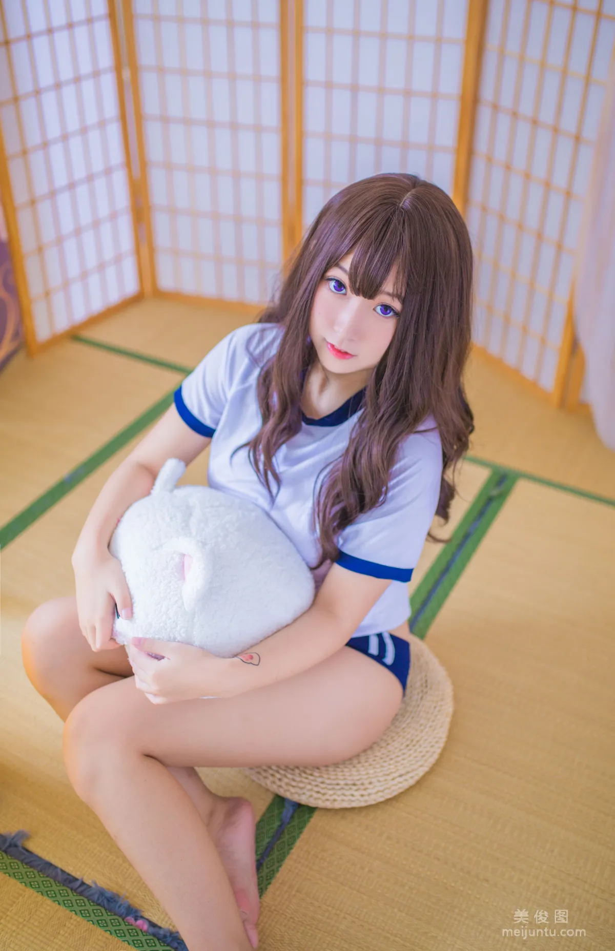 [COS福利] 巨乳貓九醬Sakura 《體操服》 寫真集 4