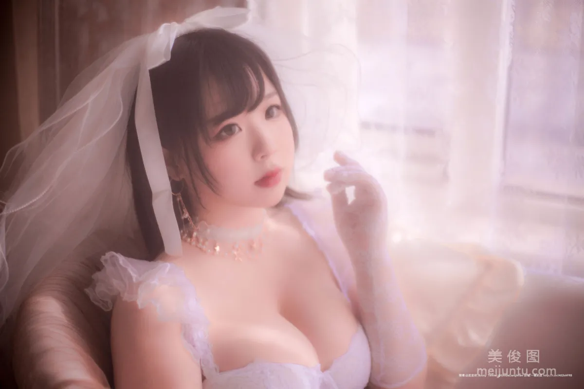 [COS福利] 皮皮奶可可愛了啦 《朦胧婚紗》 寫真集 2