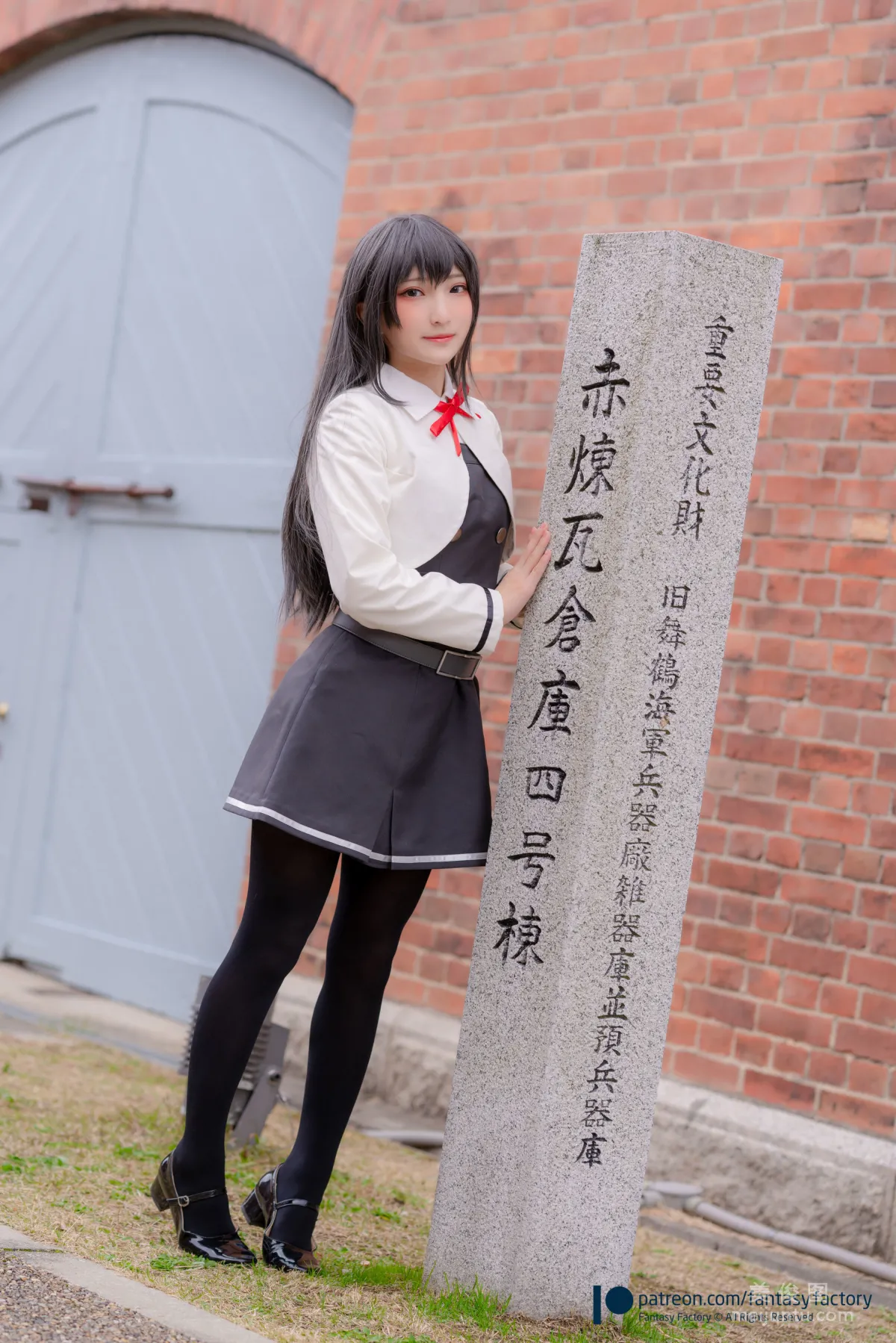 [Fantasy Factory] 小丁Cosplay 2020.01 《黑絲 和服 JK》 寫真集 18