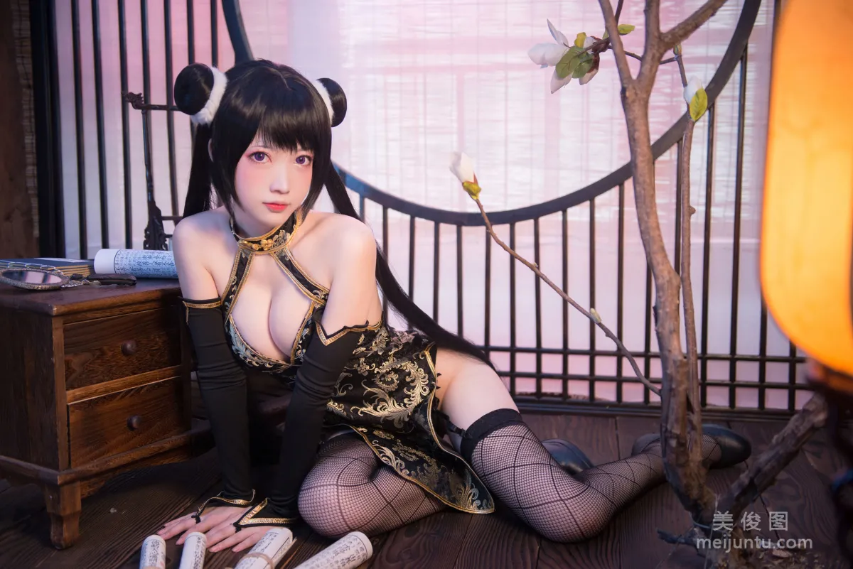 [COS福利] 大胸萌妹妖少you1 《冬月茉莉》 寫真集 7