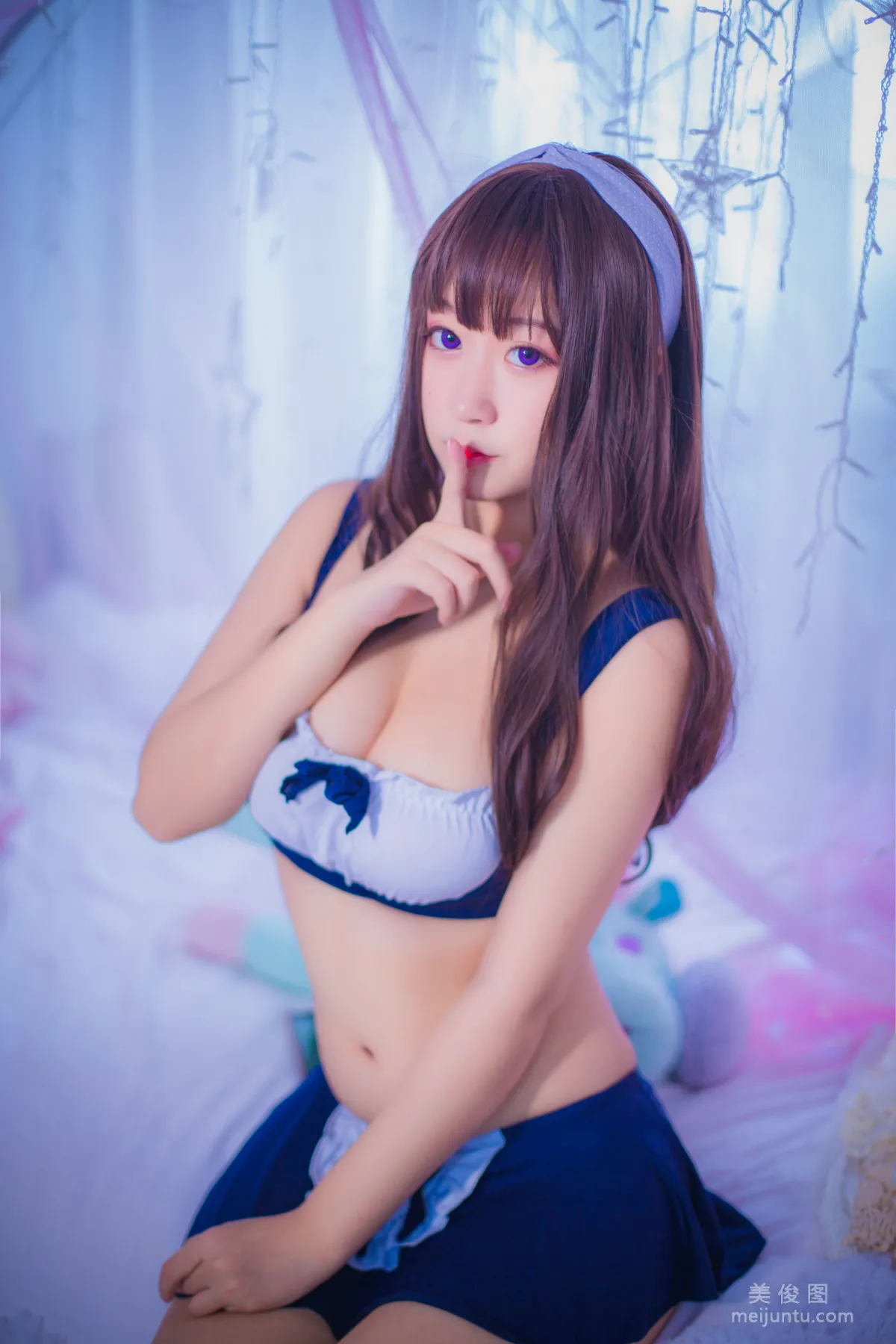 [COS福利] 巨乳猫九酱Sakura 《女仆式死库水》 写真集1