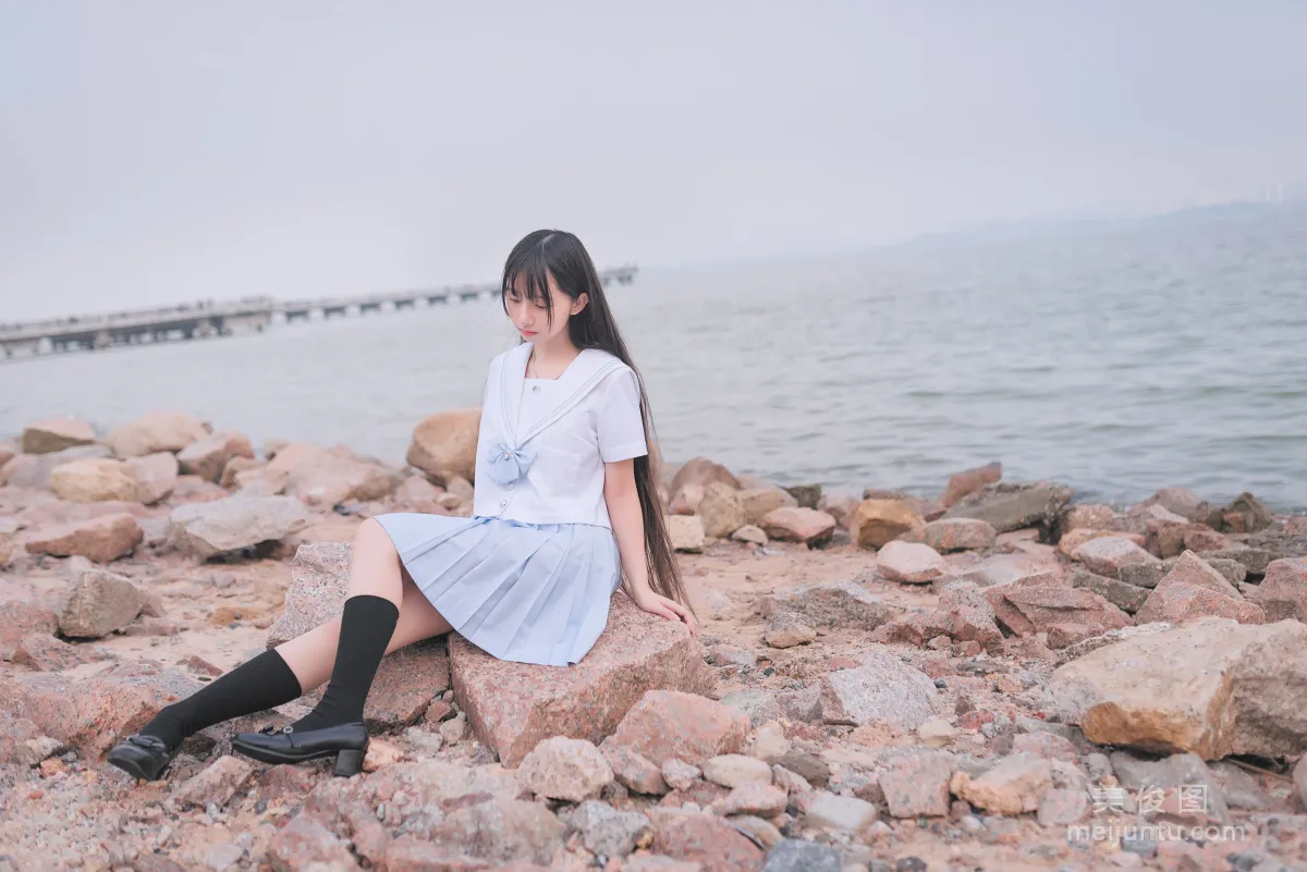 萌妹子伽馬羽落子 《一起去海邊》 寫真集 27